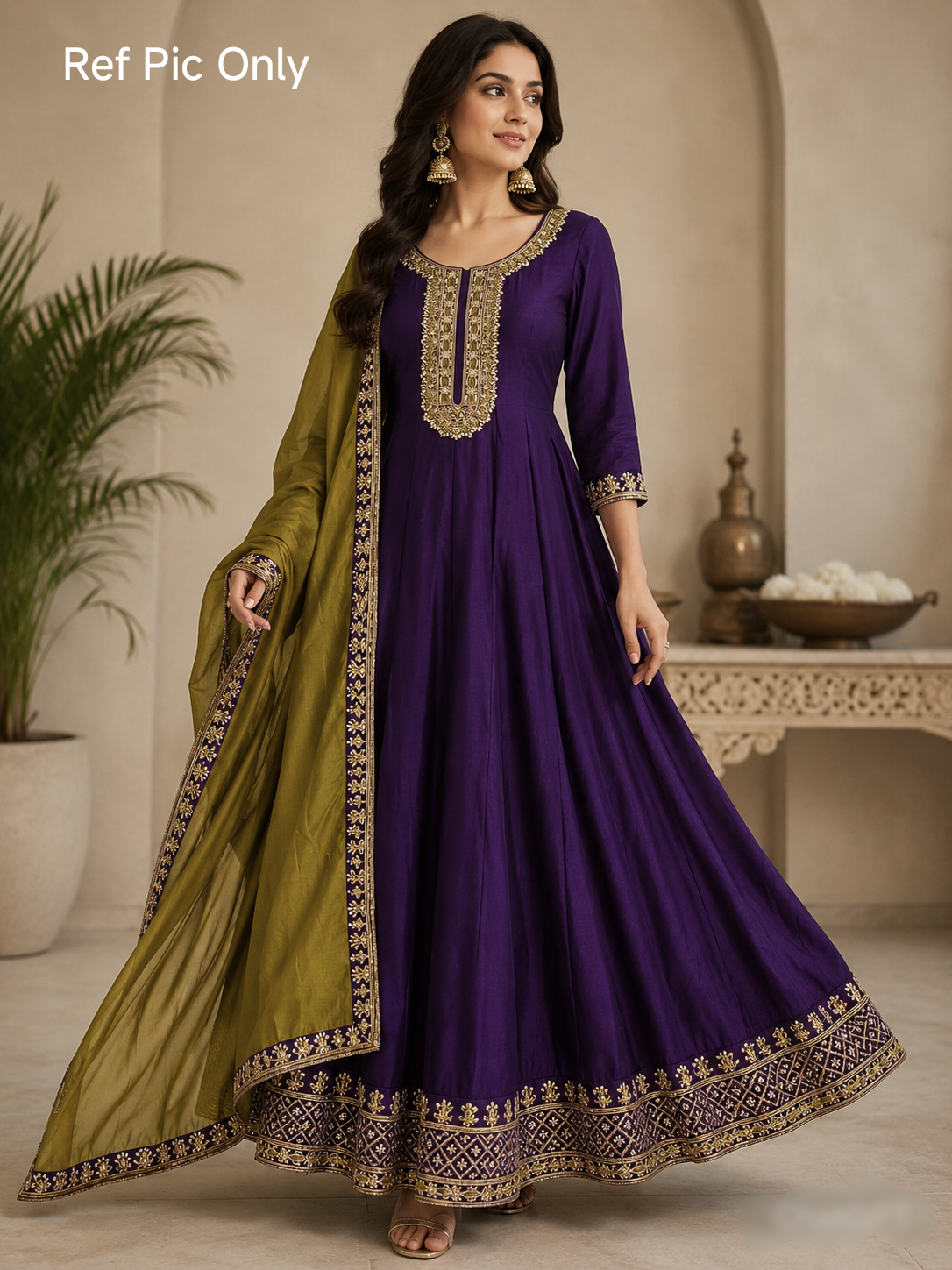 Readymade Anarkali Suit (Size 38)