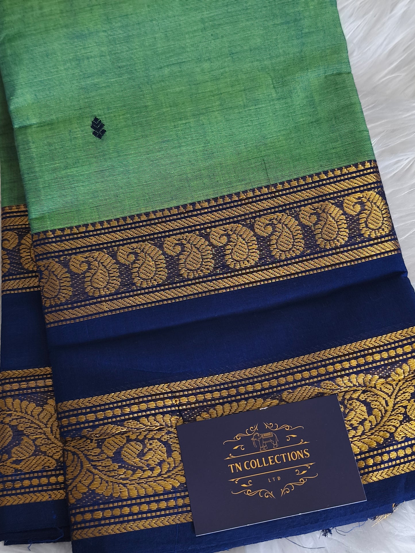 Pure handloom kanchi cotton saree