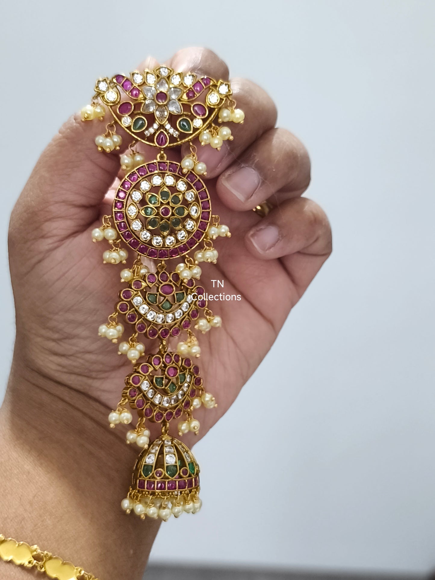 Antique Polish Real kemp Hair accessories (Rakodi)