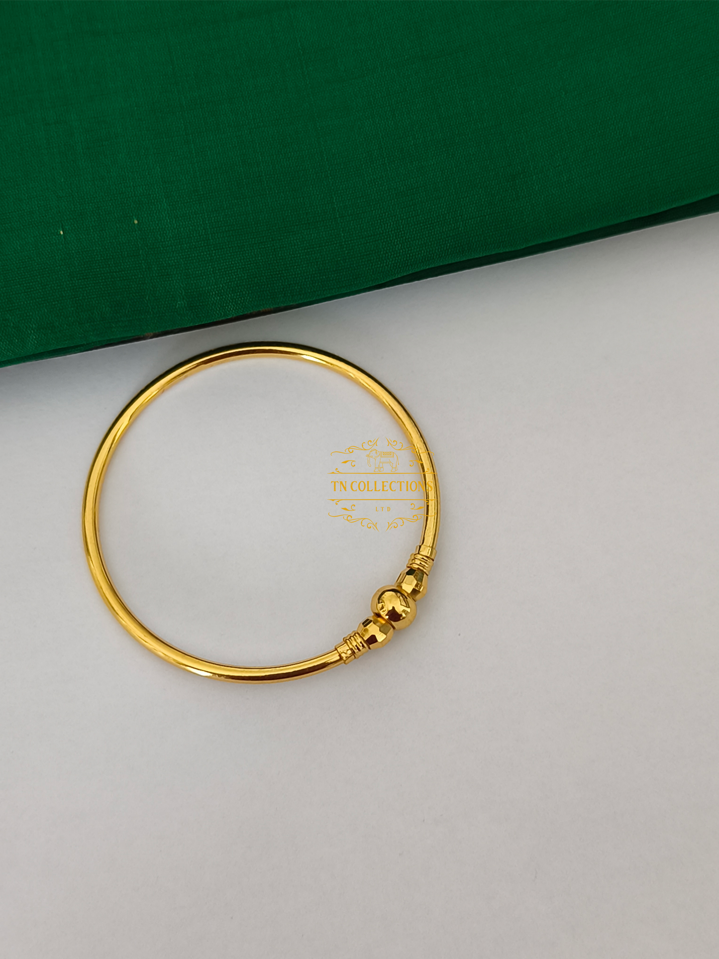 One gram gold plated Ball Design (SINGLE Bangle)