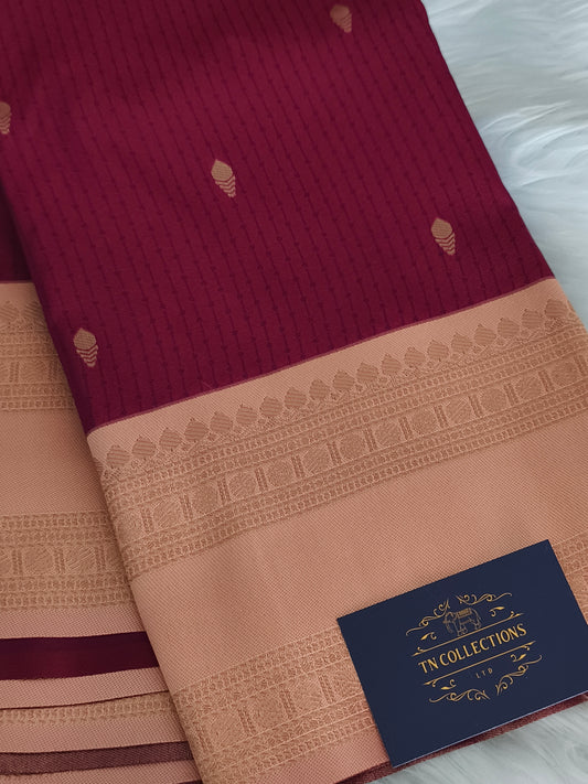 Traditional Indian Kanchi Soft Silk Saree Womenswear Comfort Asian Clothes for Women