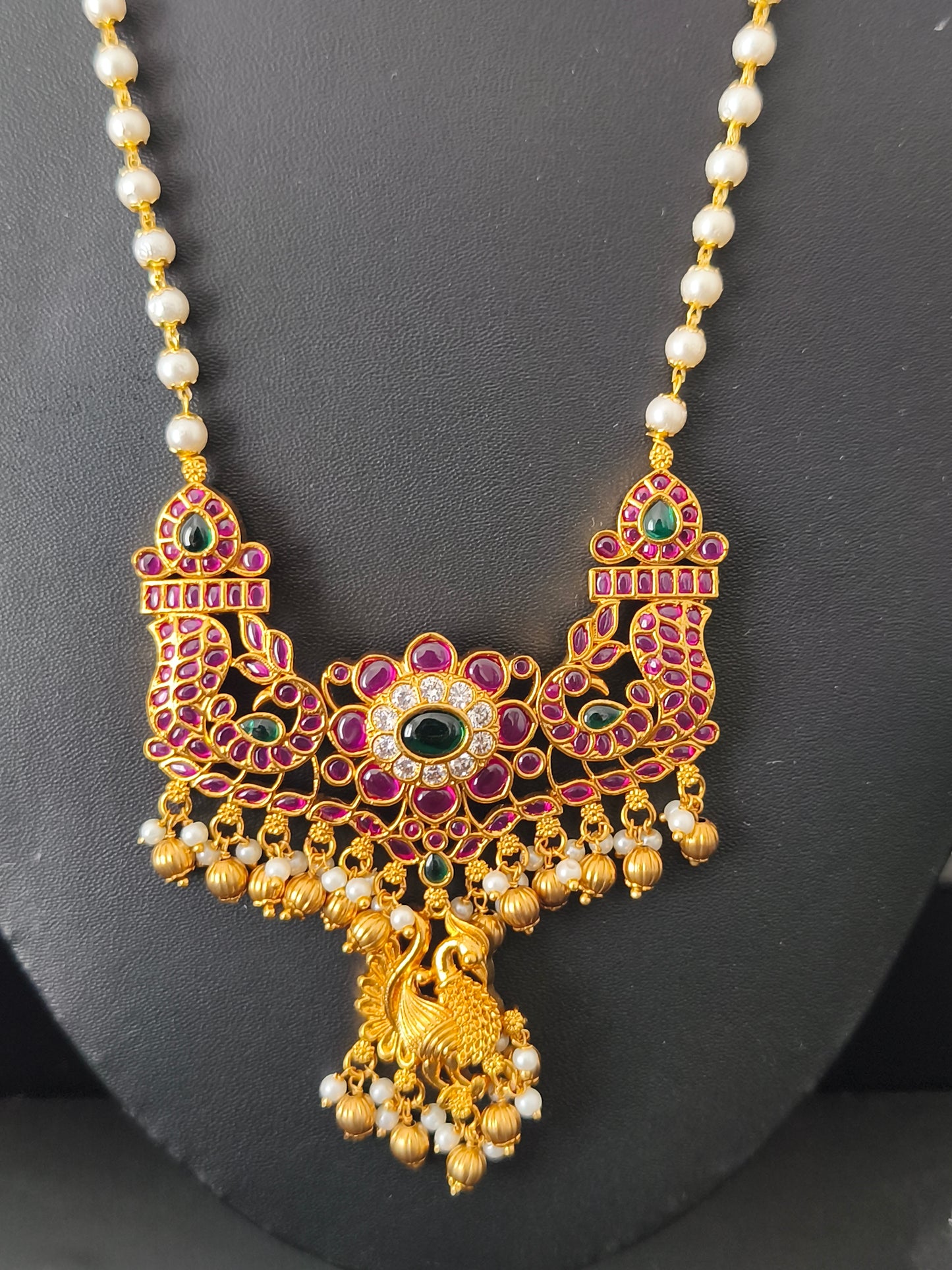 Real kemp beaded necklace
