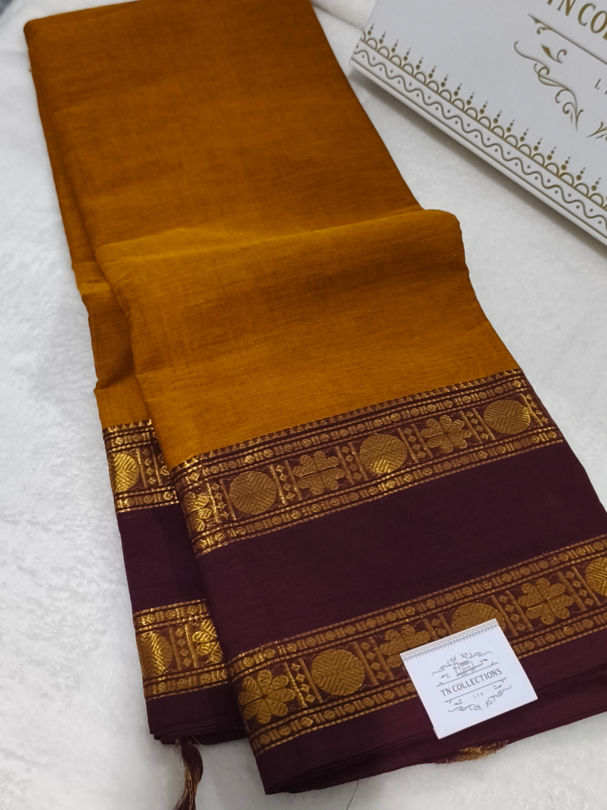 Pure handloom kanchi cotton saree