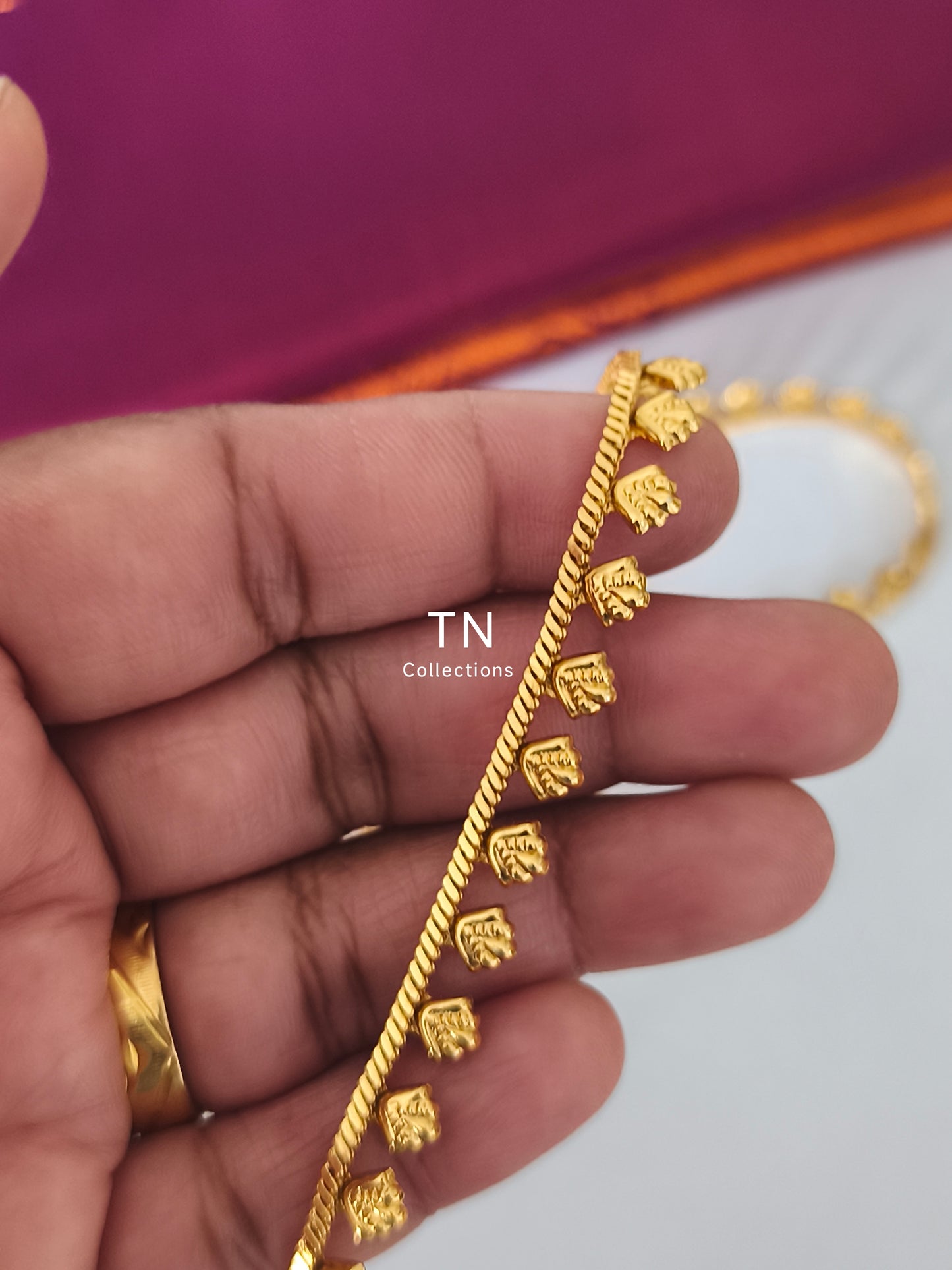 Antique Polish Simple Hip Chain