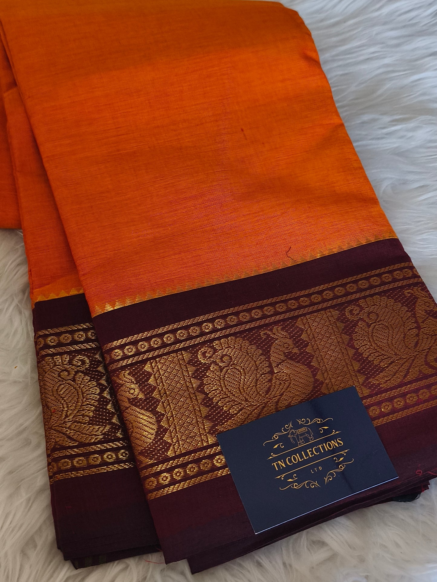 Pure Handloom kanchi cotton saree