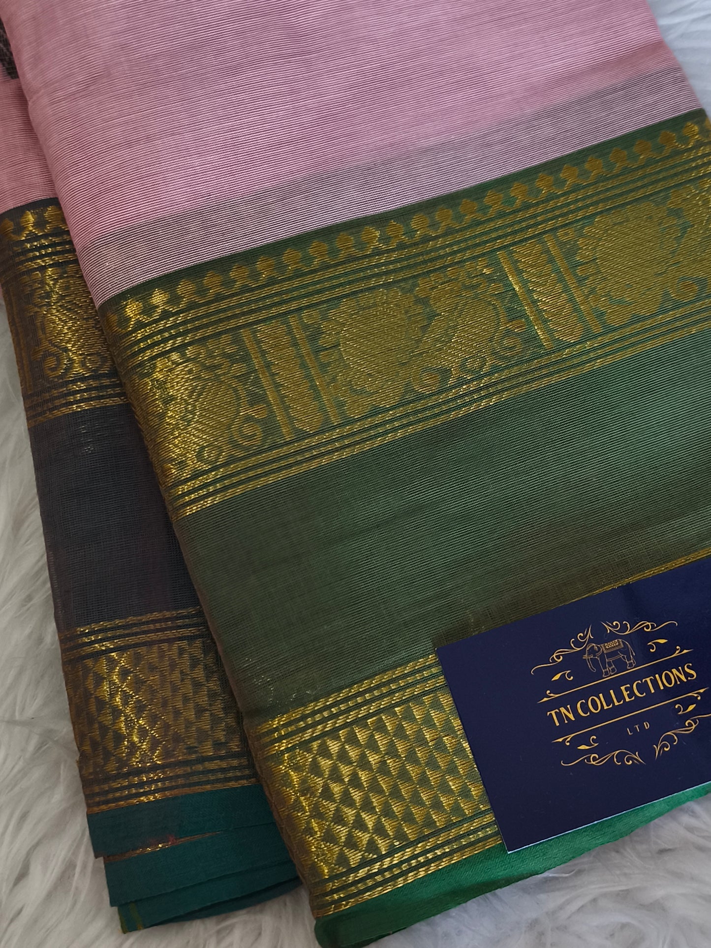 Pure handloom kanchi cotton saree
