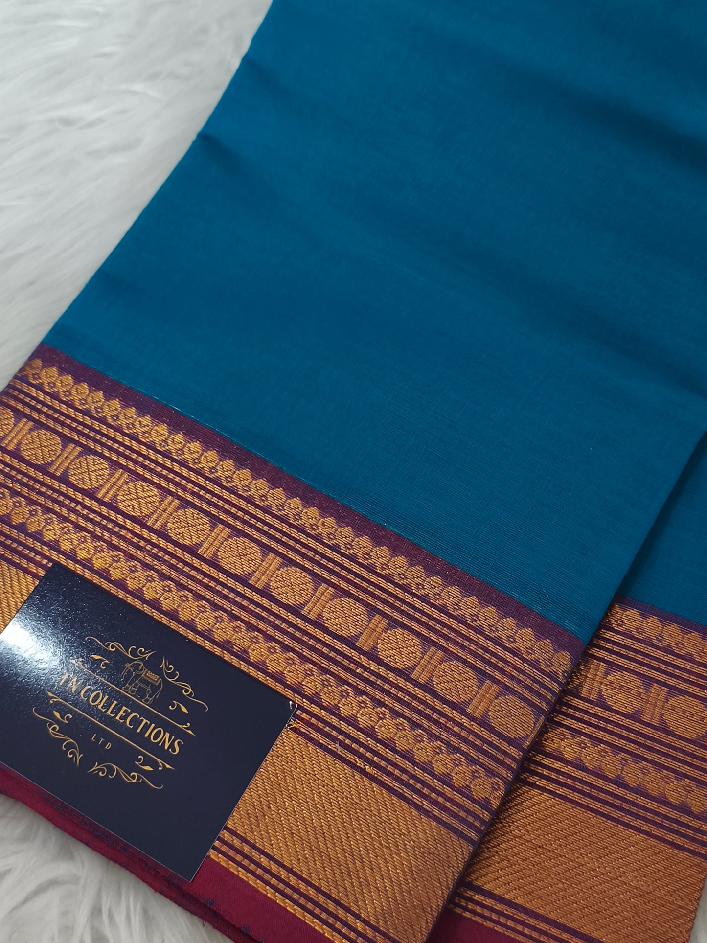 Pure handloom kanchi cotton saree