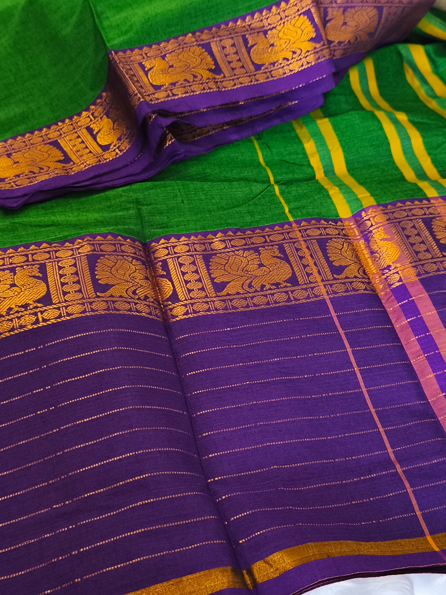 Pure handloom cotton saree