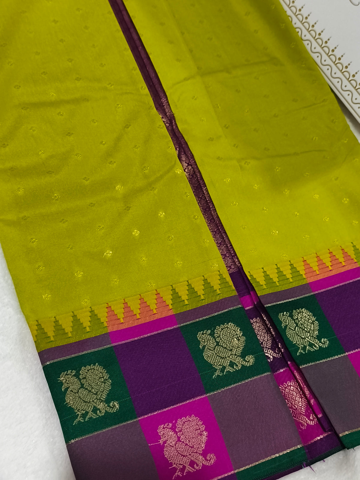 Premium kanchi korvai Soft silk