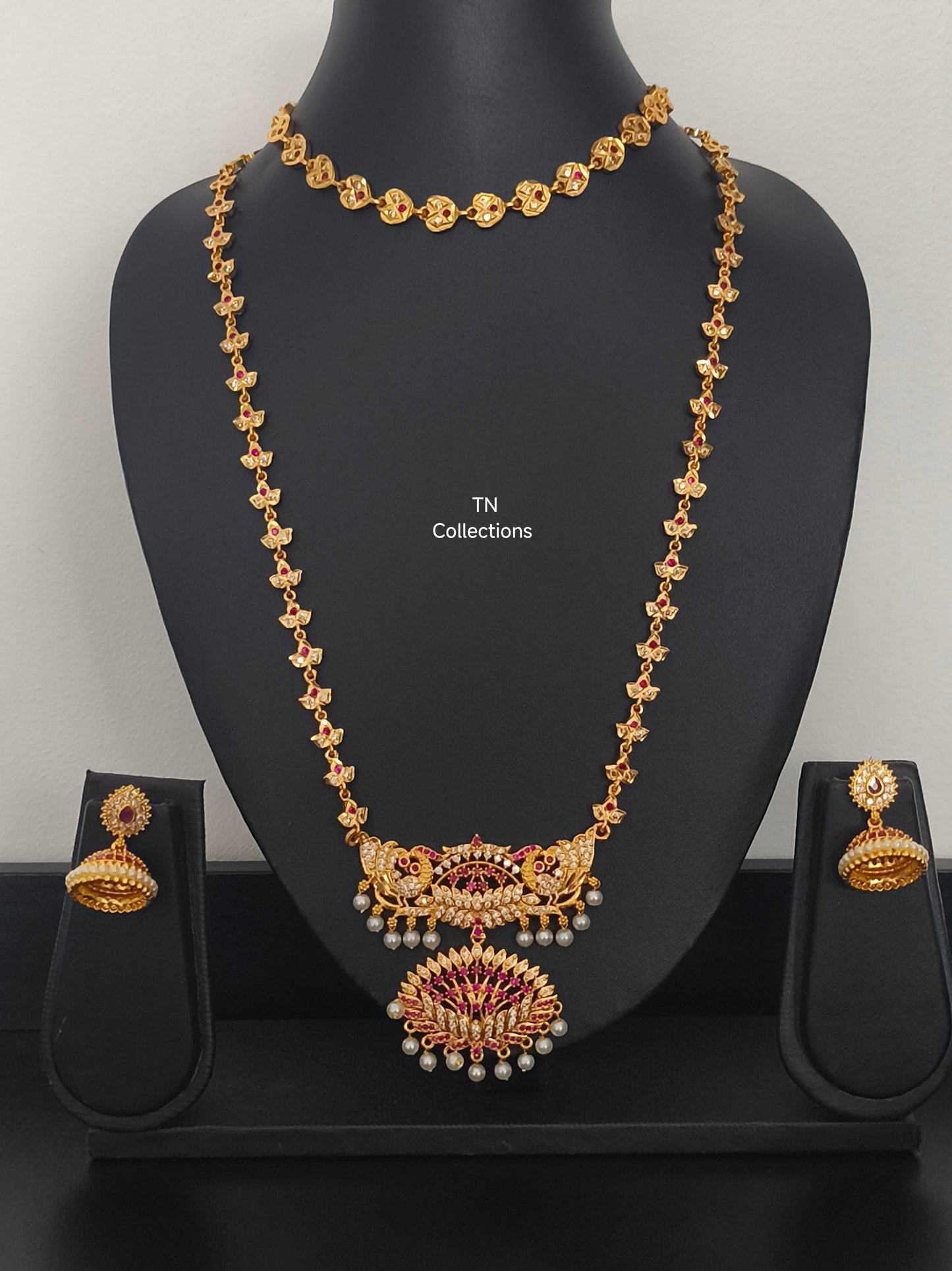 Micro gold plated Traditional Semi Bridal Set