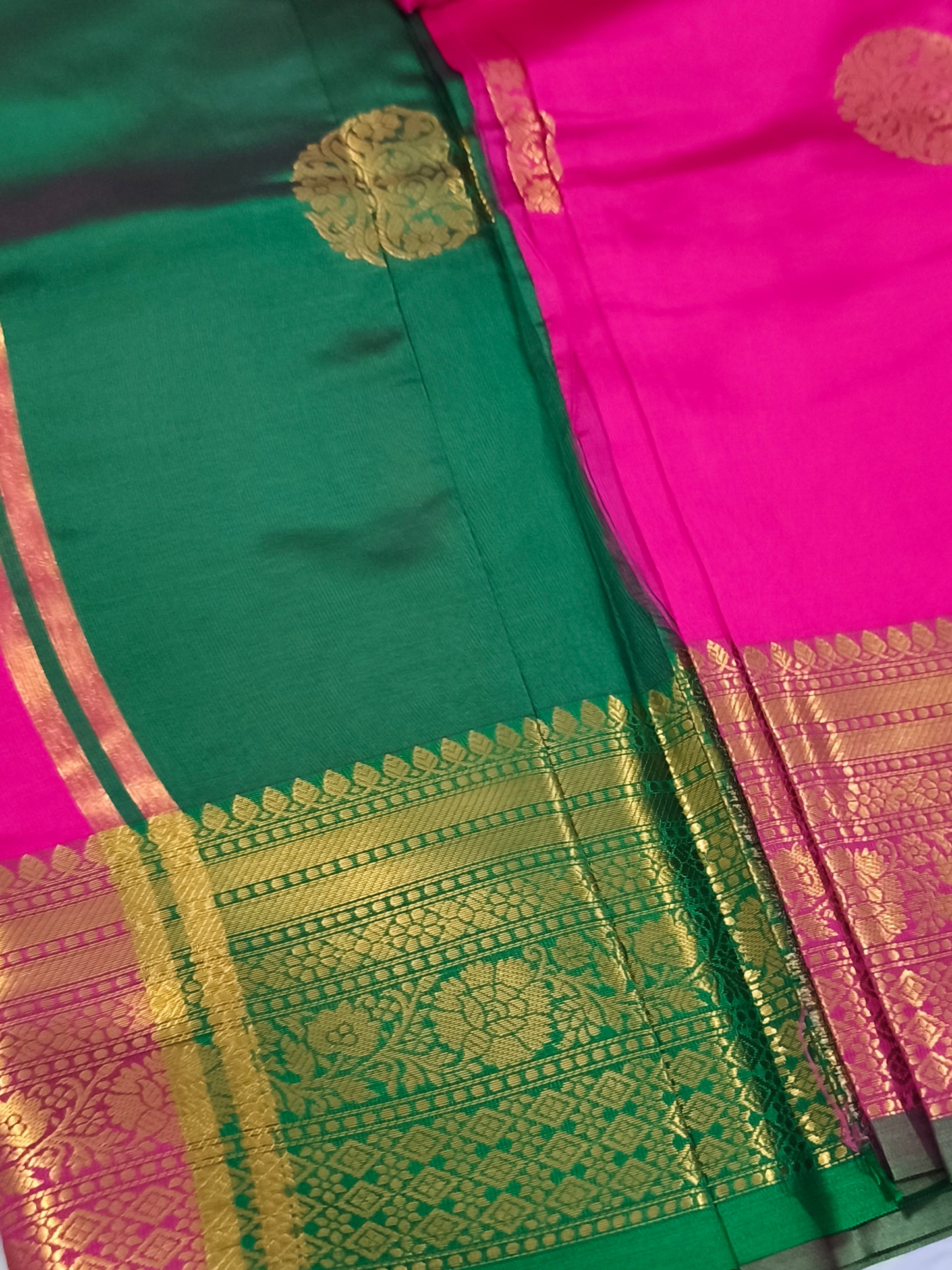 Luxury Semi Soft Silk Saree (Pink)