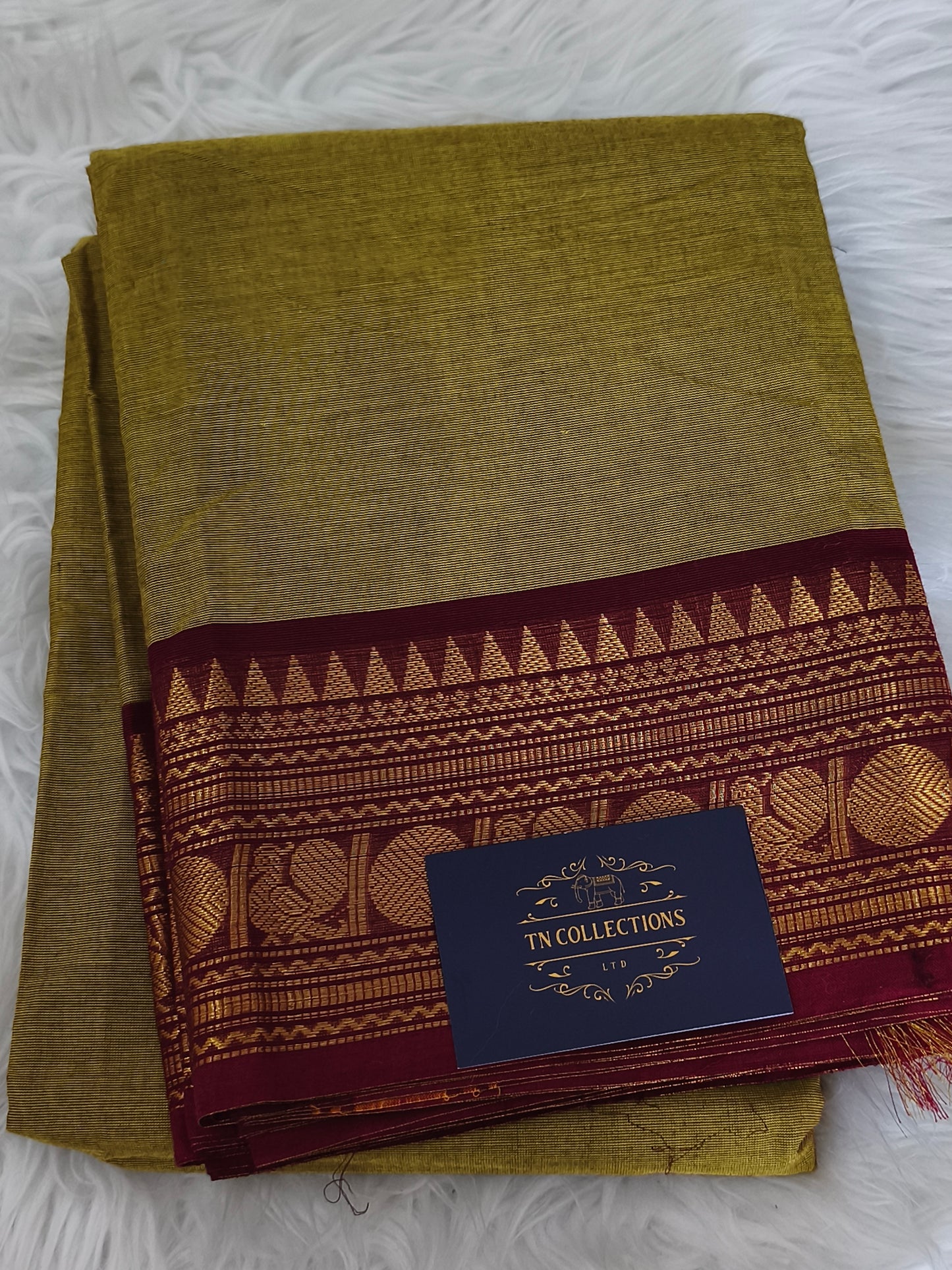 Pure handloom kanchi cotton saree