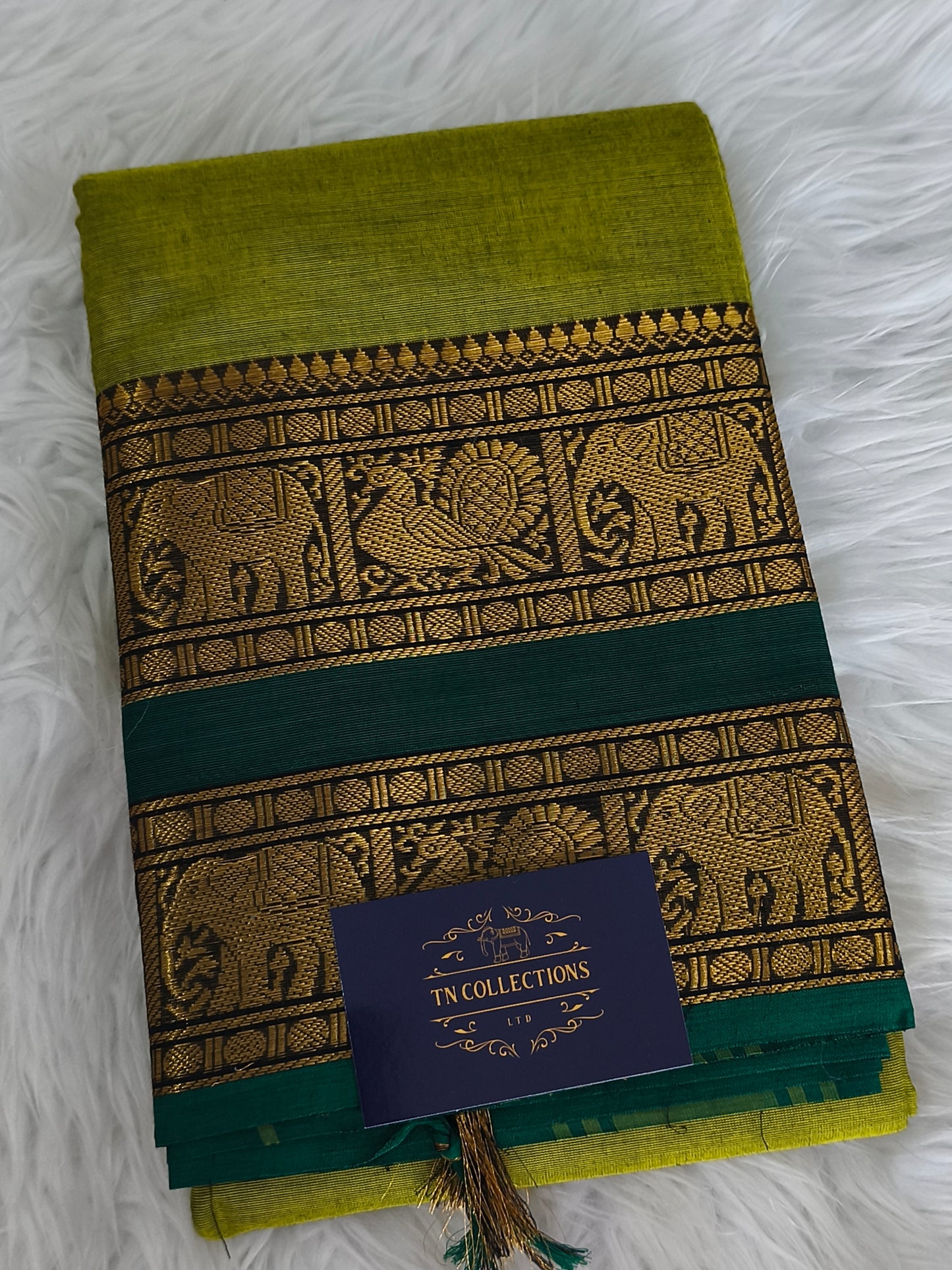 Pure handloom kanchi cotton saree
