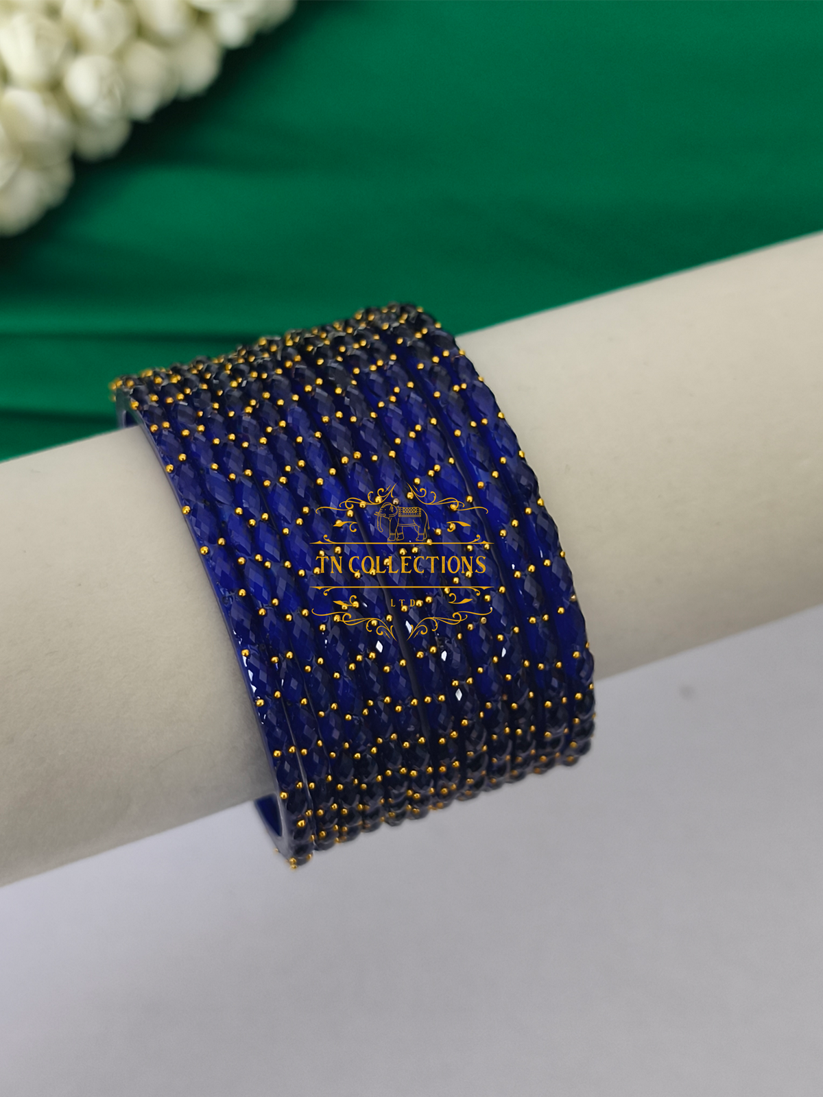 Trendy Raindrop Glass Bangles
