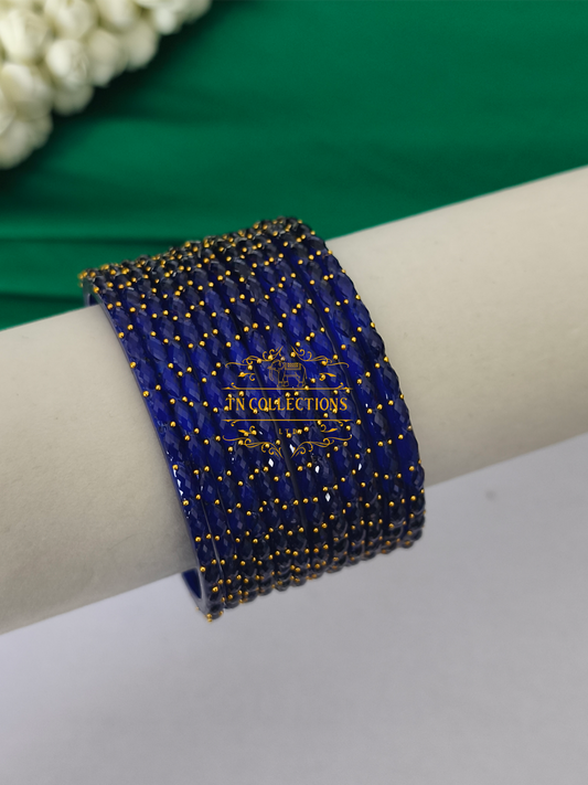 Trendy Raindrop Glass Bangles