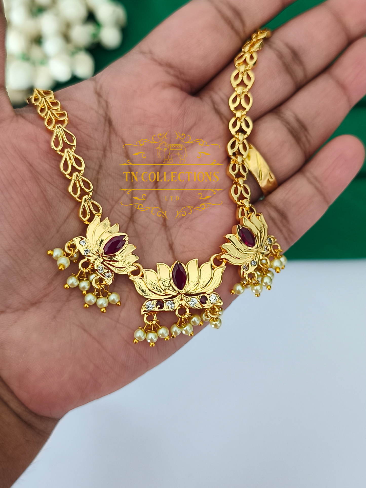 Micro Gold Impon Necklace Set