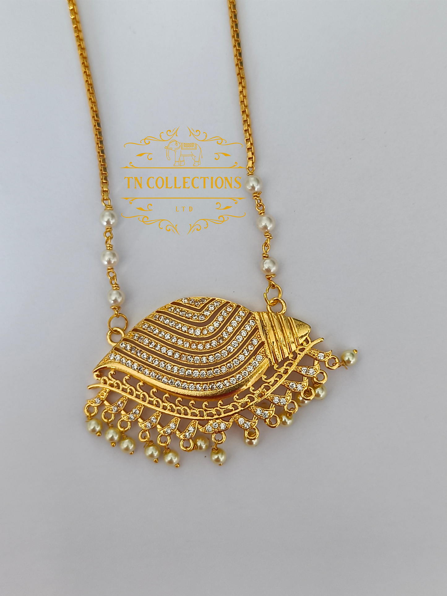 Micro Gold-Plated Traditional Sangu Attiyal Pathakkam set