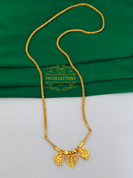 One gram gold plated Traditional Southindian style Thalichain (Thirumangalyam)