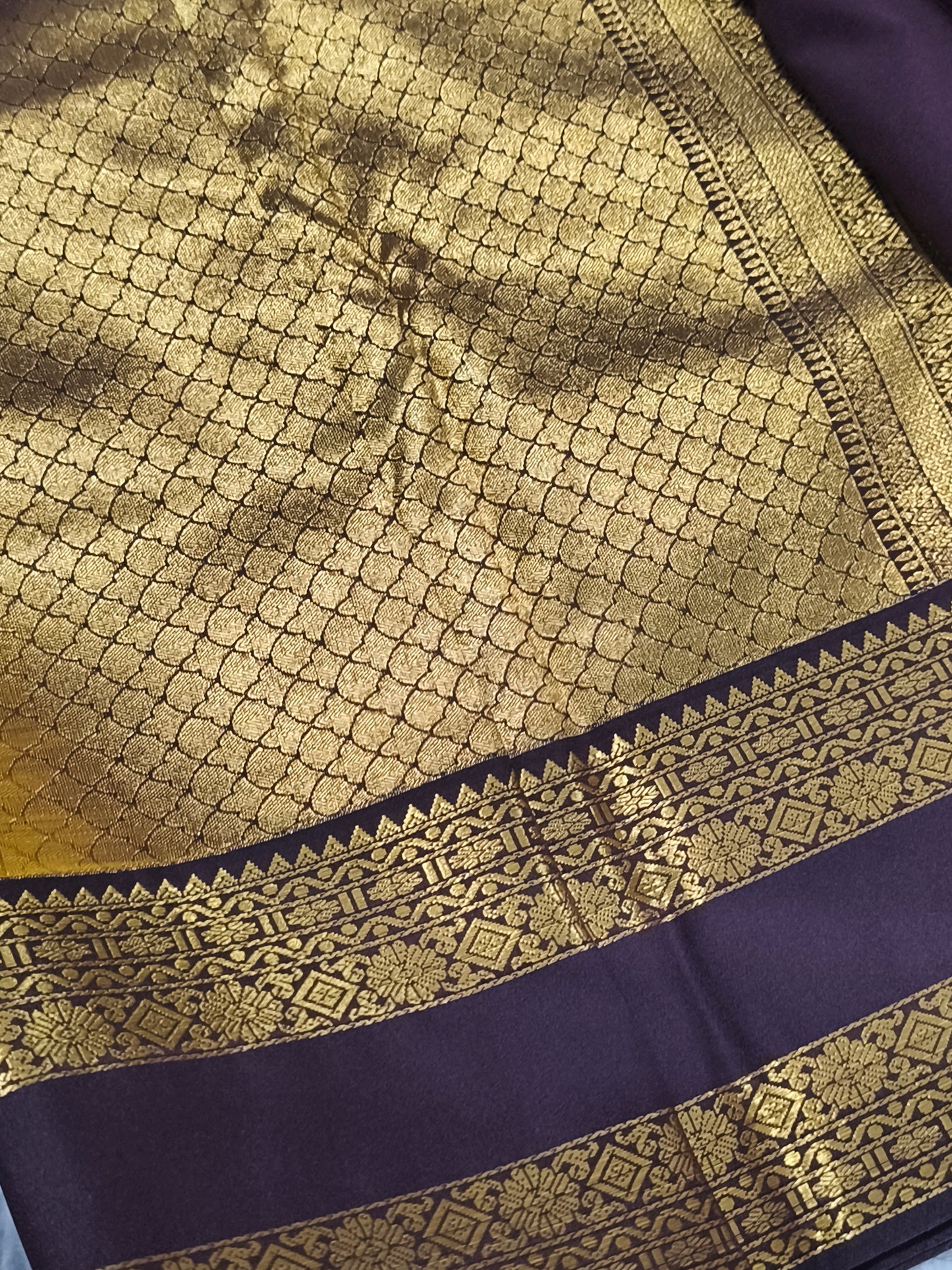 Vintage Semi Kanchipuram Silk Saree