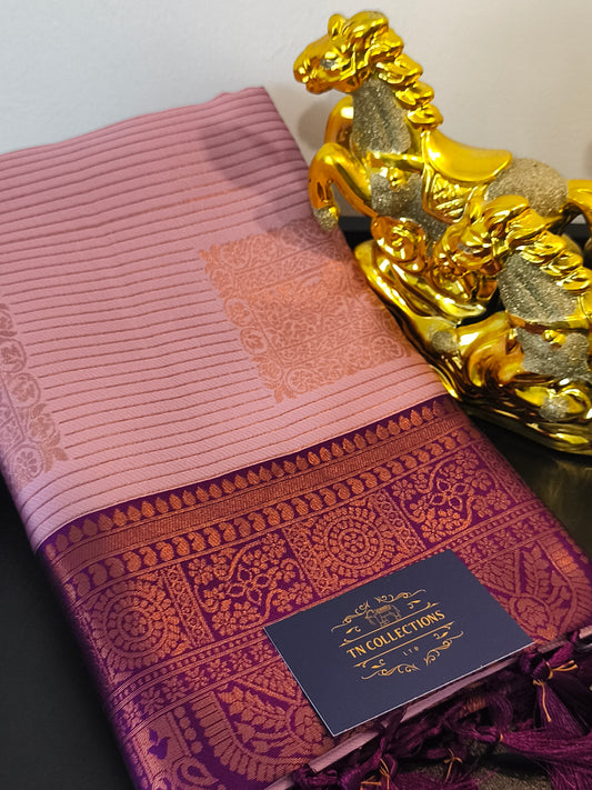 Kanjivaram Semi Silk  saree
