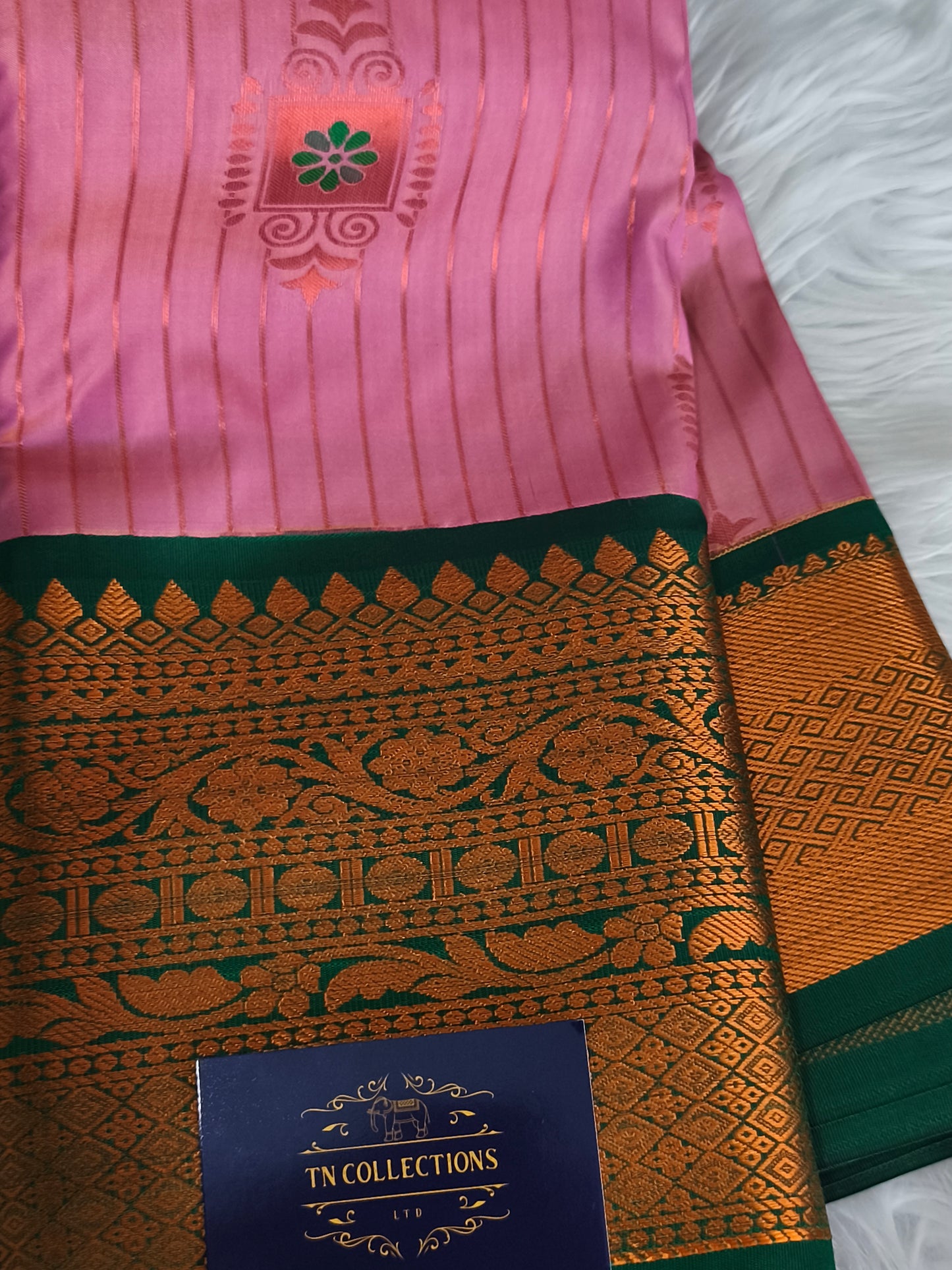 Kanchivaram Vairaoosi Bridal Silk Saree