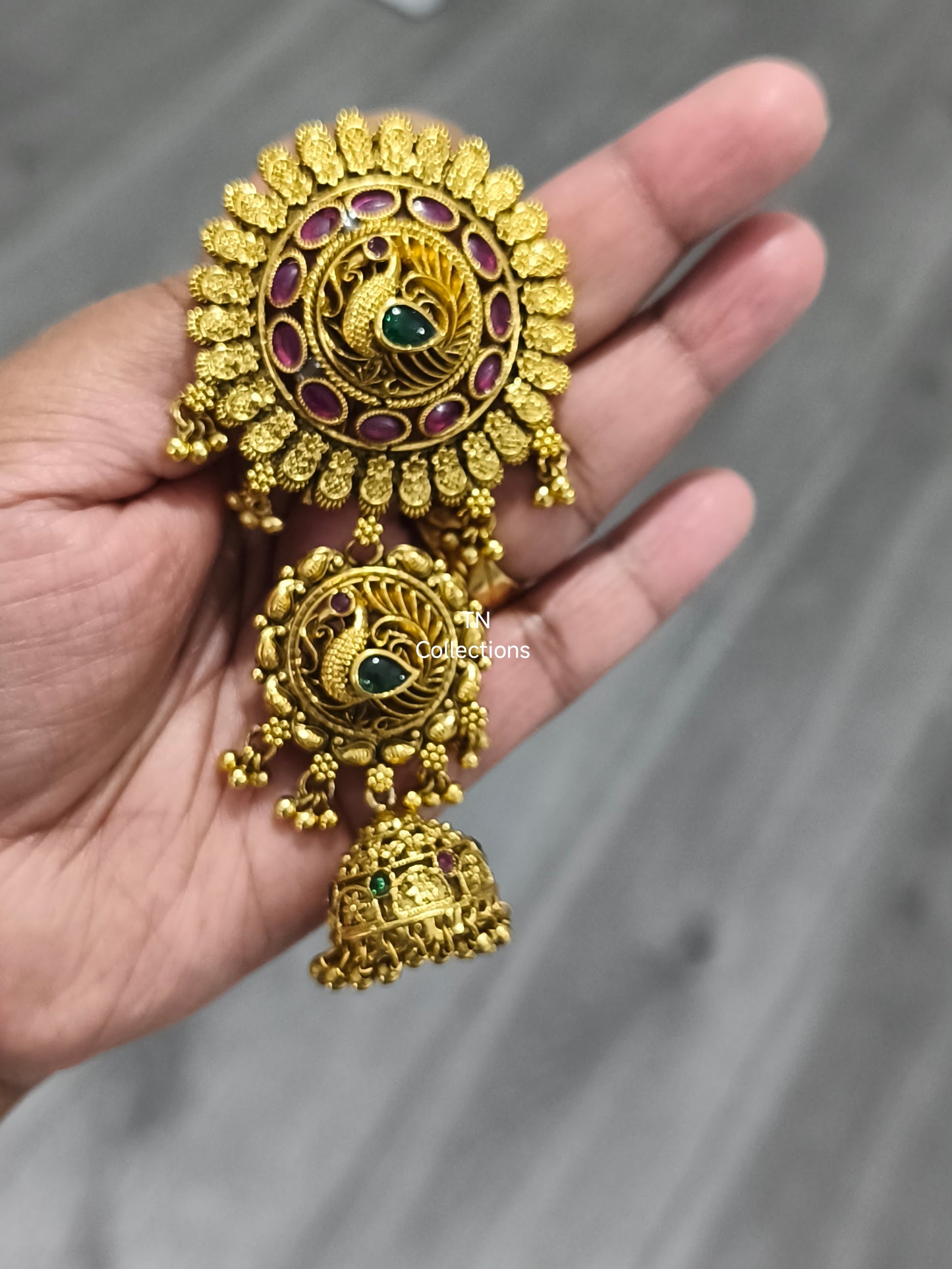 Antique Polish Real kemp Hair accessories (Rakodi)
