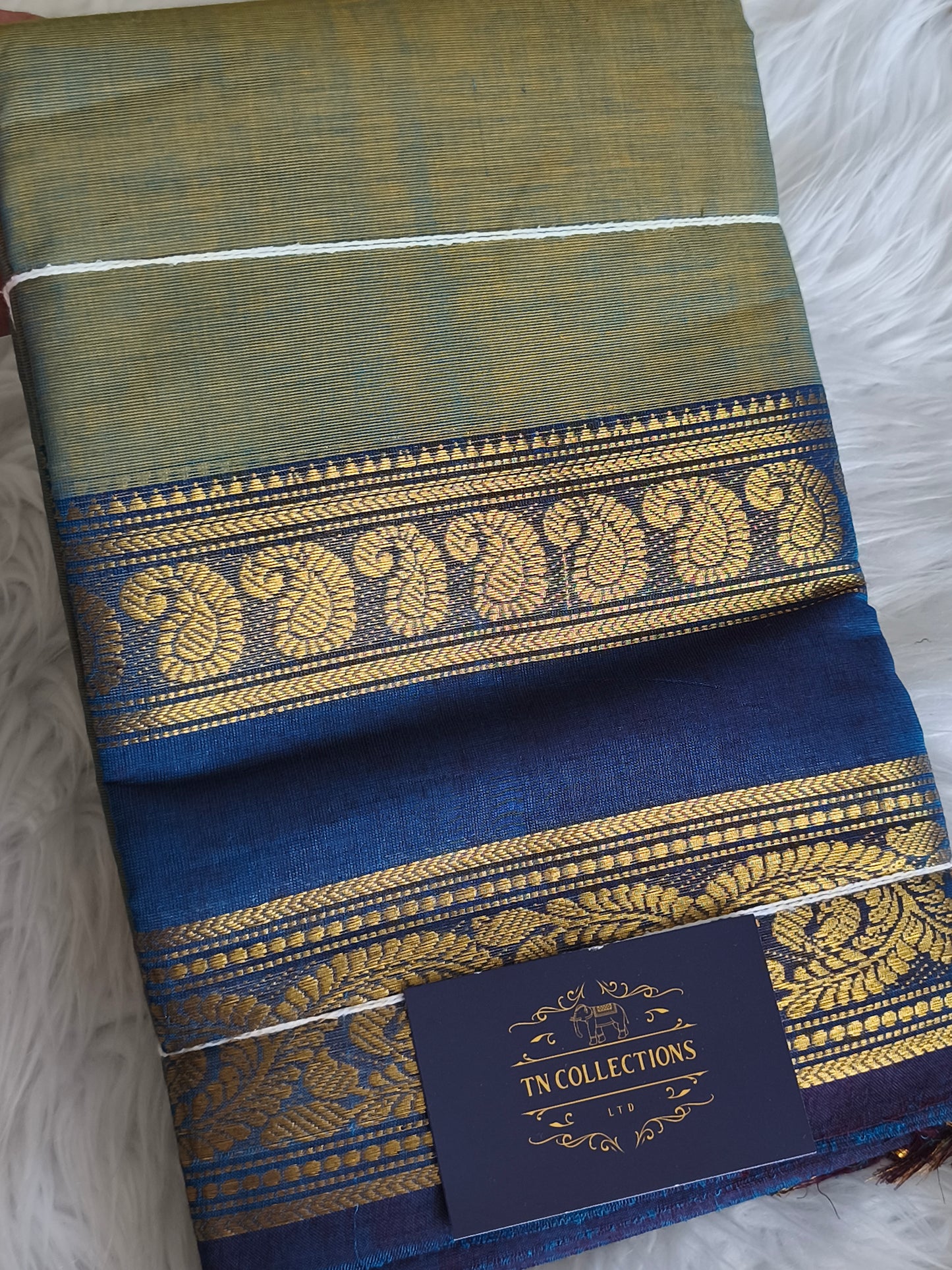 Pure handloom kanchi cotton saree