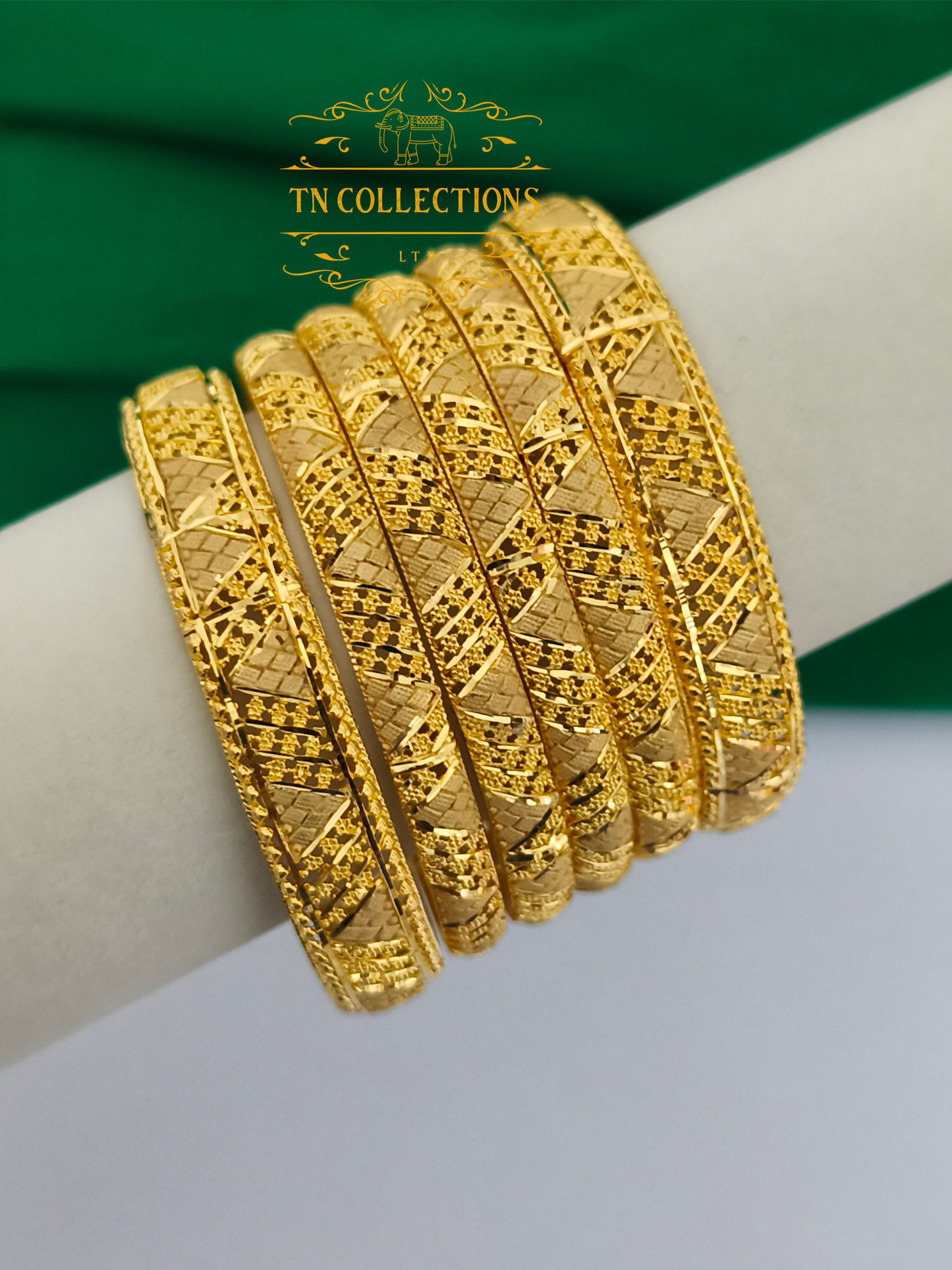 One gram Gold Forming Bangles Set
