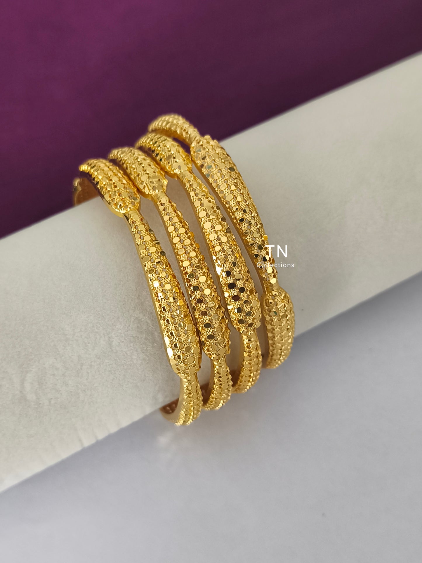 One gram gold forming Bangles (Size 2.6)
