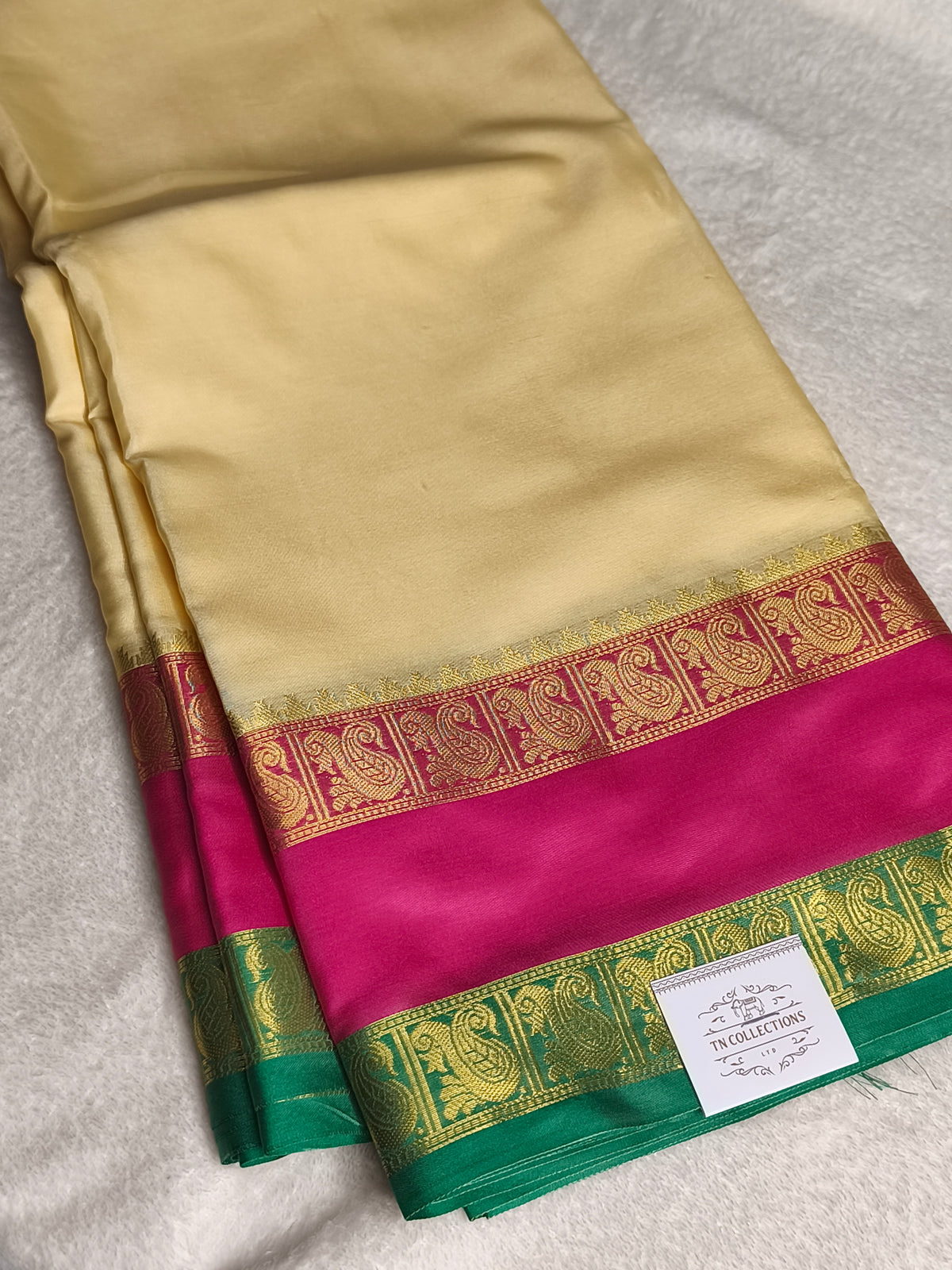 Semi Kanjivaram Banaras Soft Silk Saree