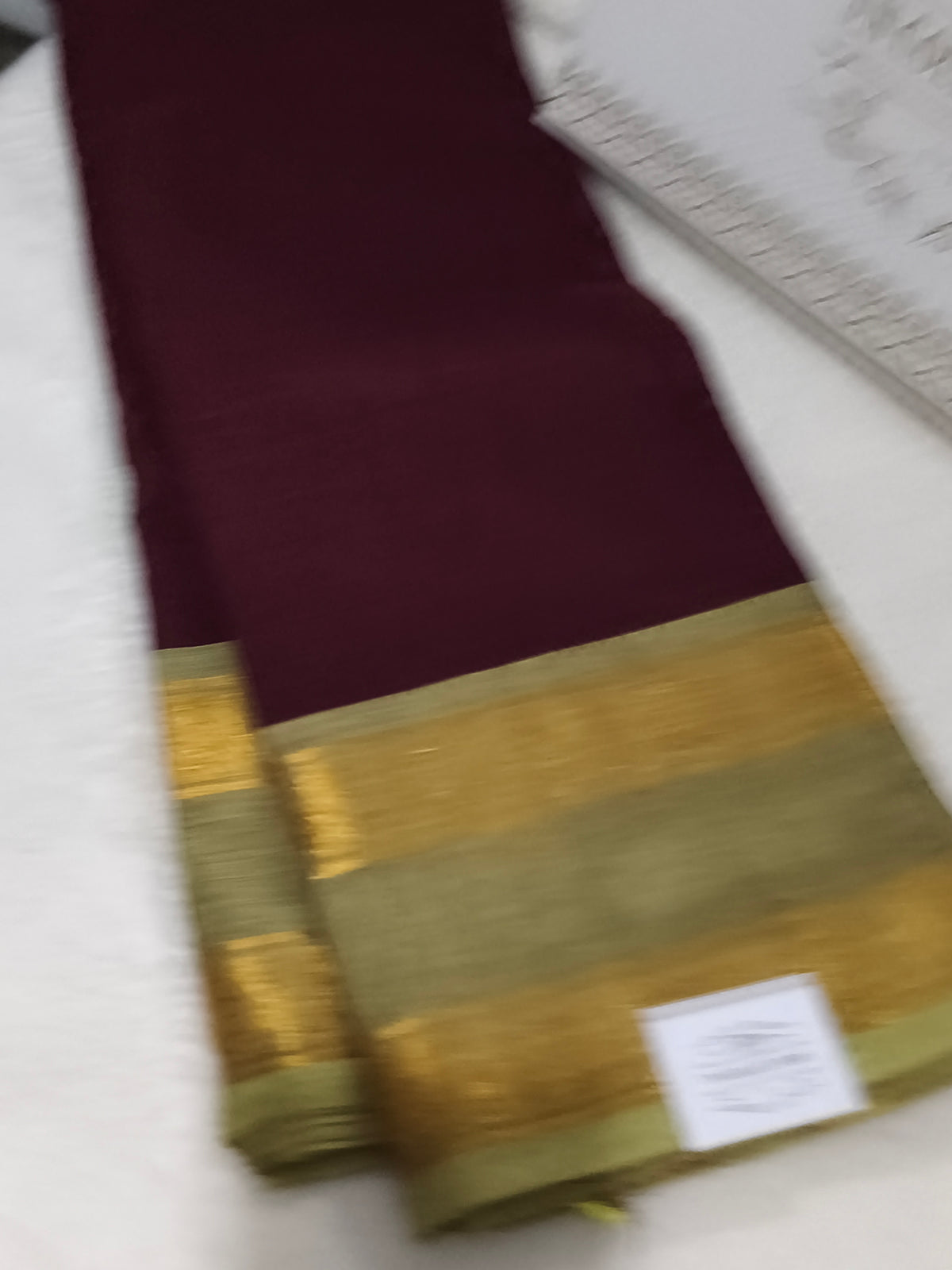 Pure handloom kanchi cotton saree