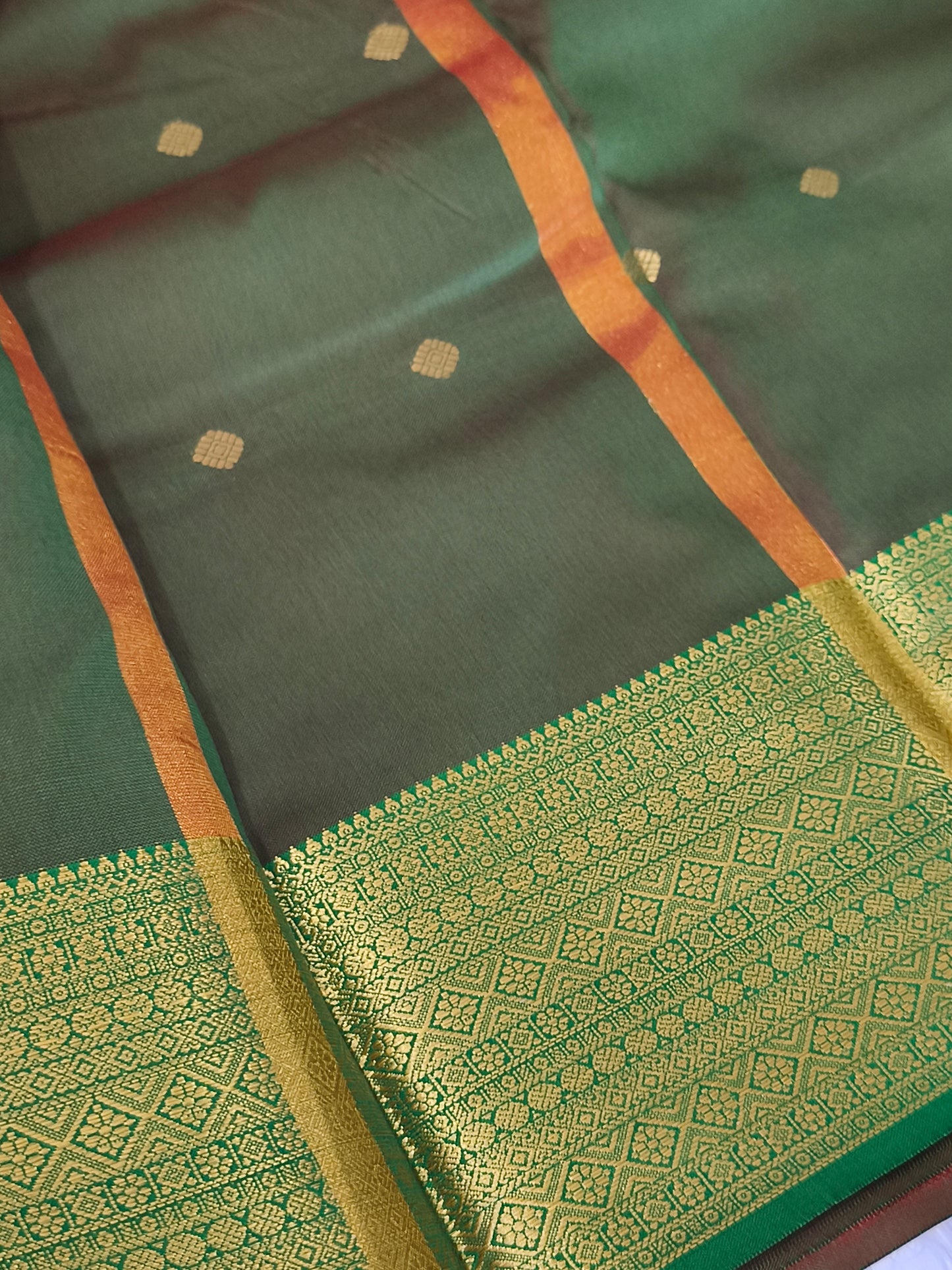 Semi Soft Silk Saree (Bright Red)