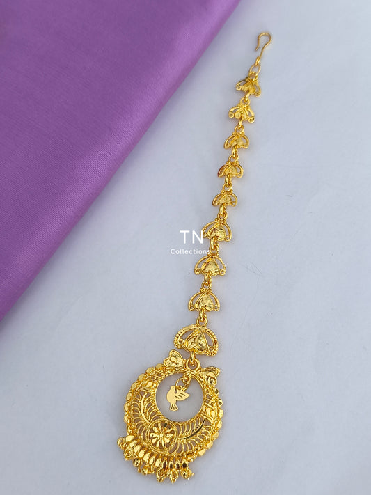 Long Gold Plated Tikka