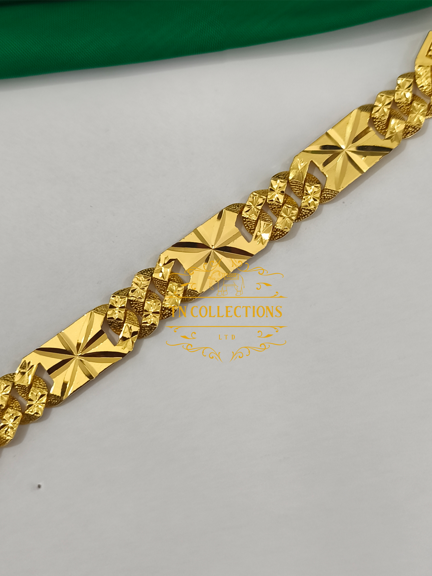 Fancy Gold plated Men's Bracelet