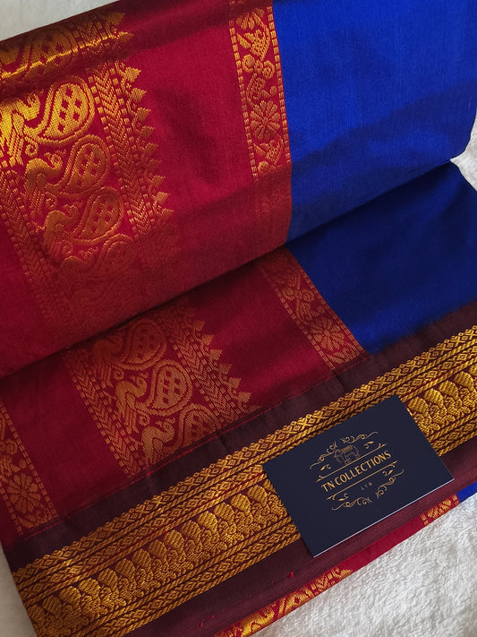 Madisar Kalyani cotton Pattu Saree (9yards)