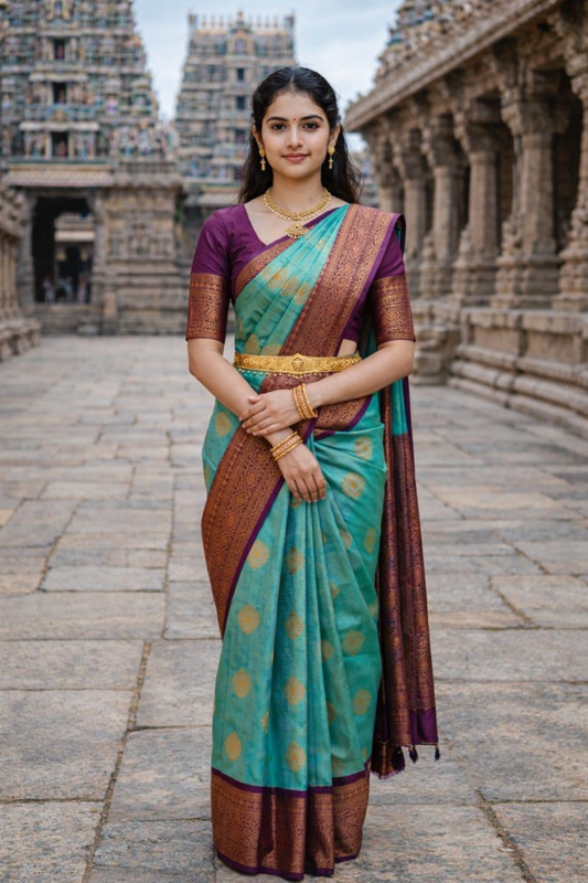 Korvai Premium soft silk saree