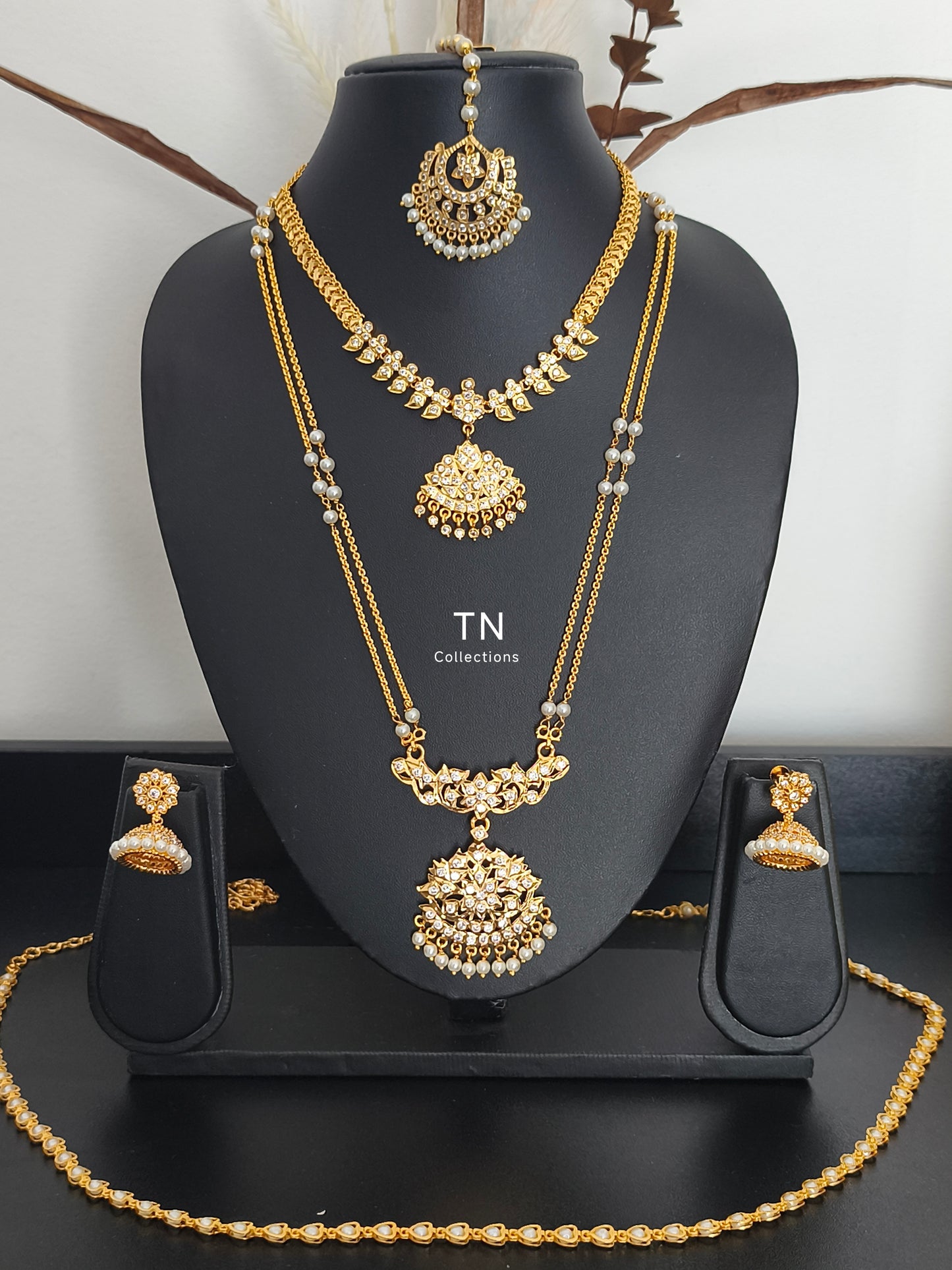 Traditional Impon Semi Bridal Set