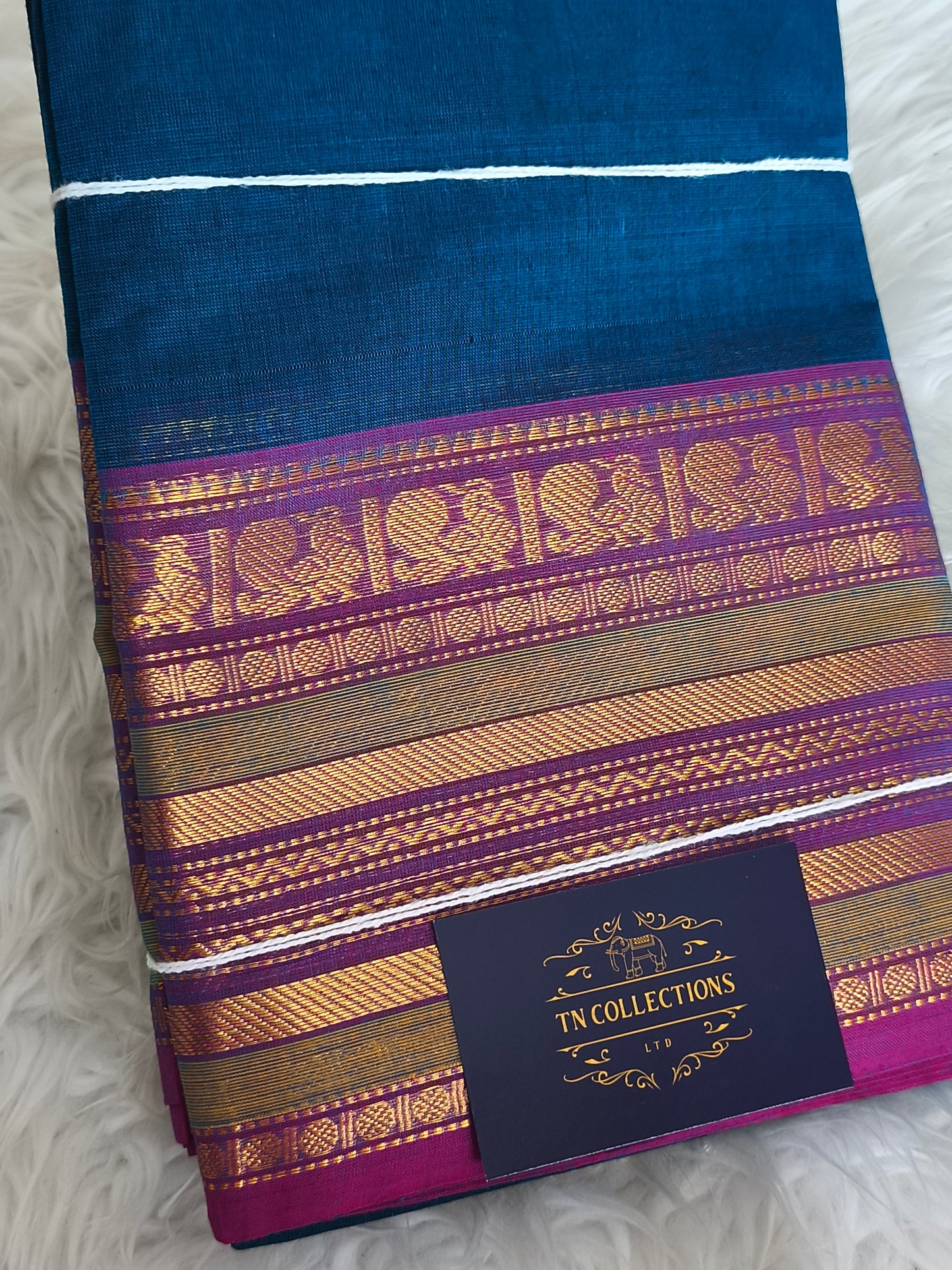 Pure handloom kanchi cotton saree