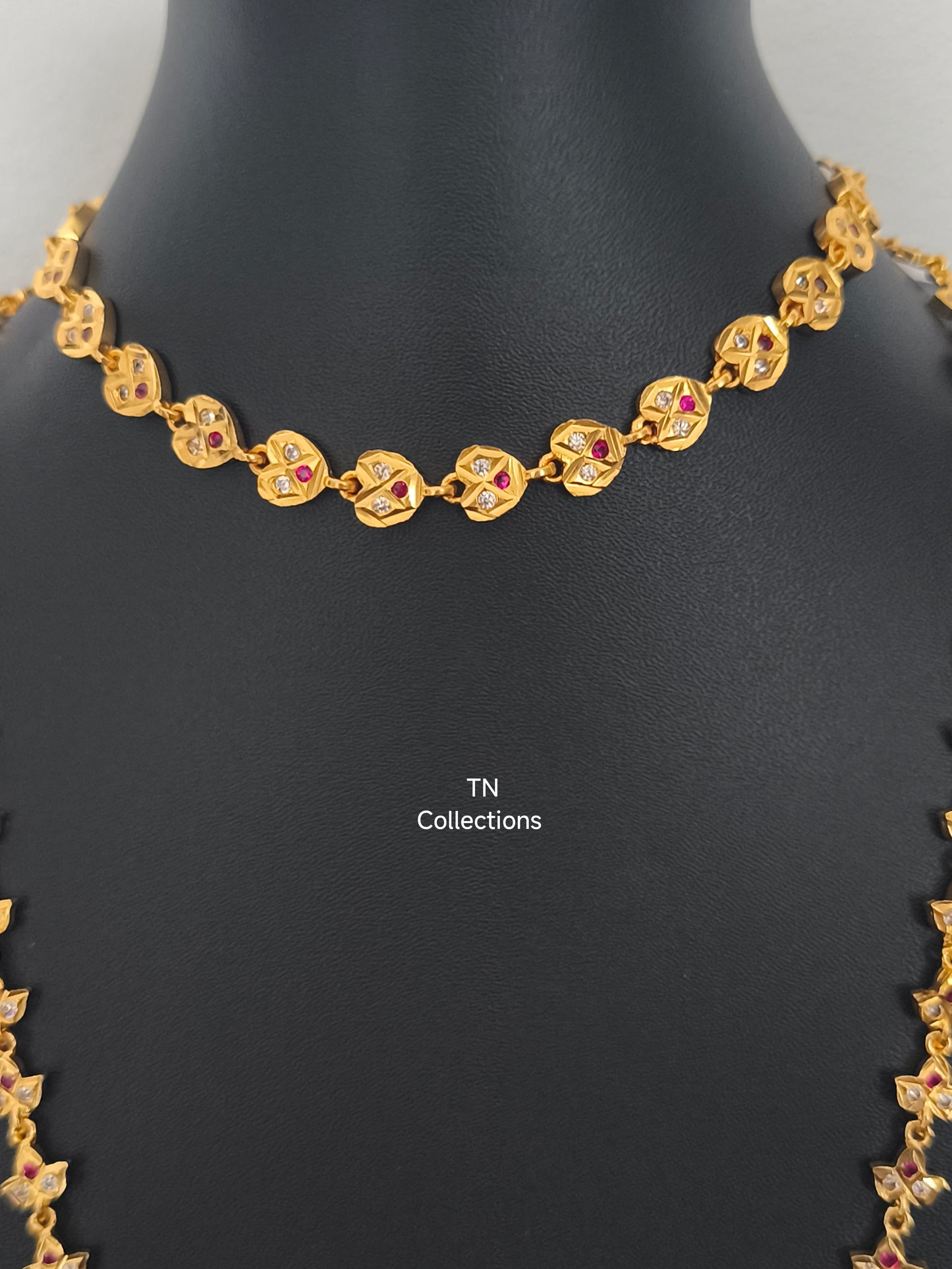 Micro gold plated Traditional Semi Bridal Set