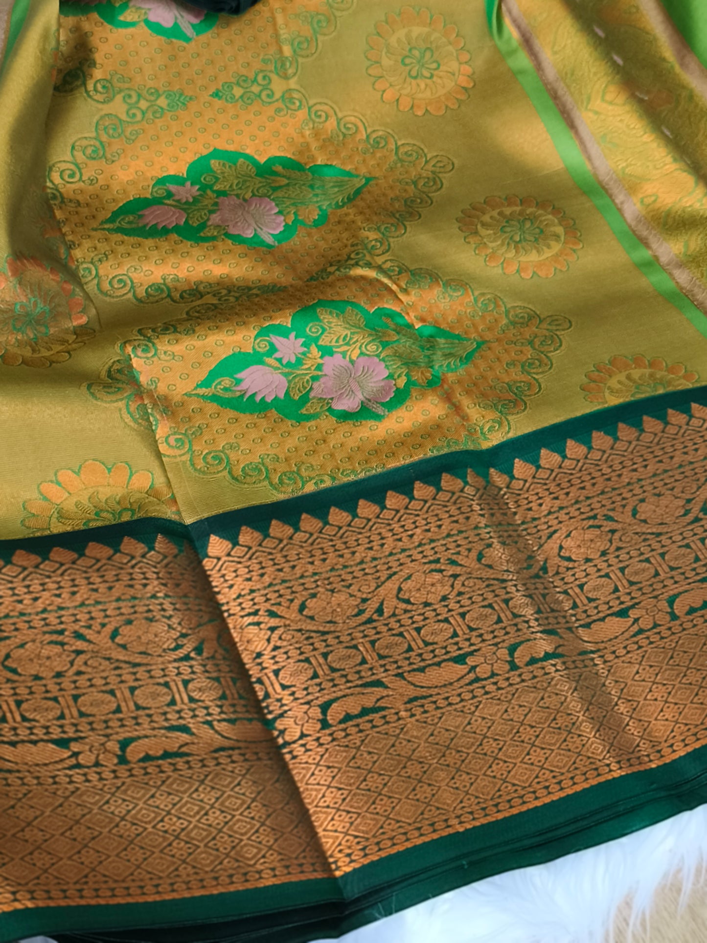 Kanchivaram Vairaoosi Bridal Silk Saree