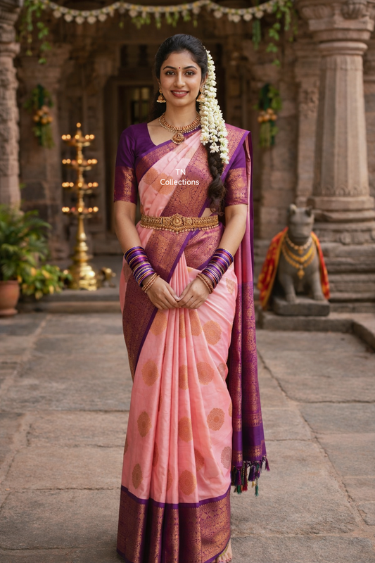 Premium Korvai Soft Silk Saree