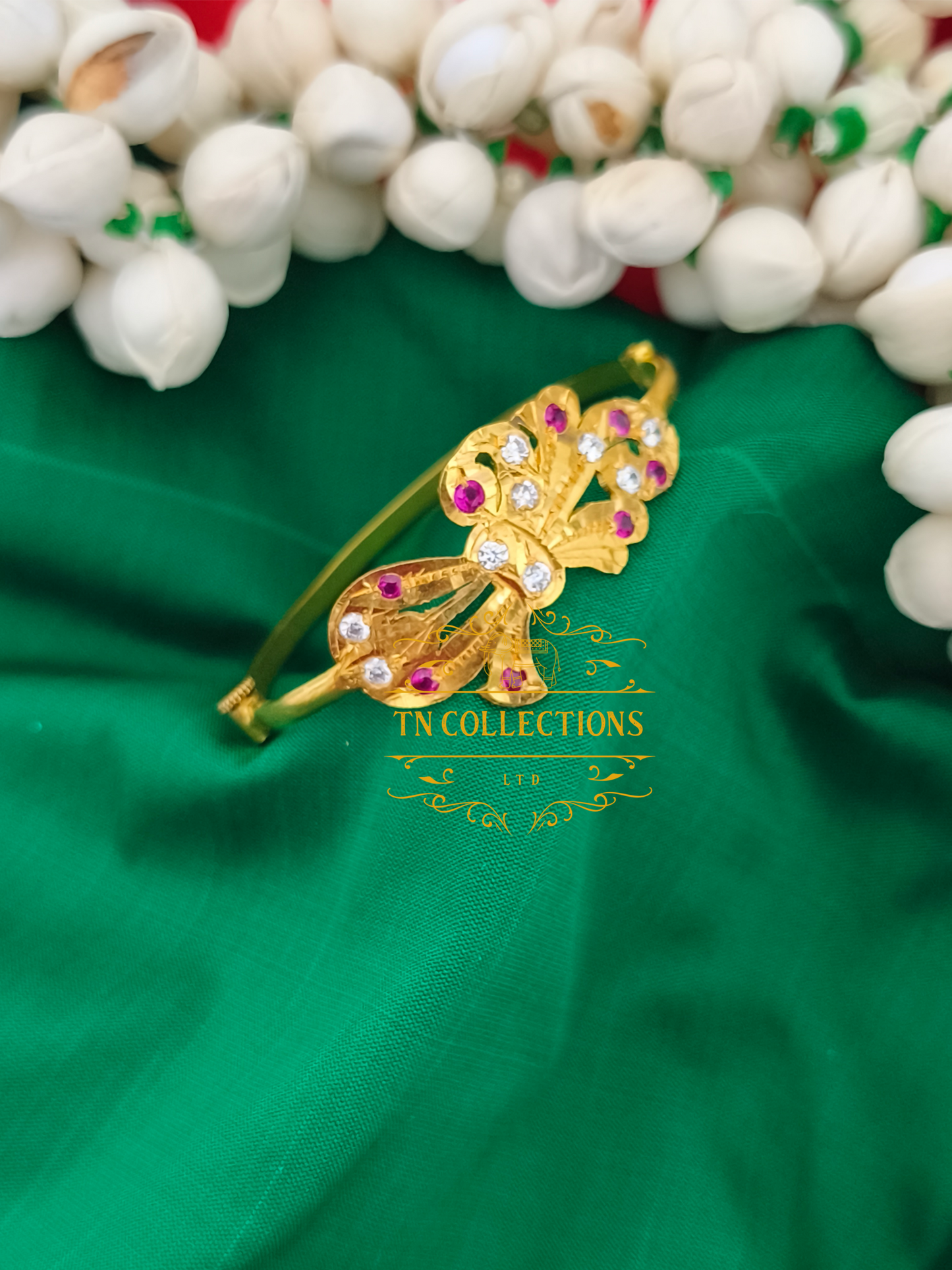 22ct Gold Plated Traditional Screw Bangle ( 🎀Bow Design)