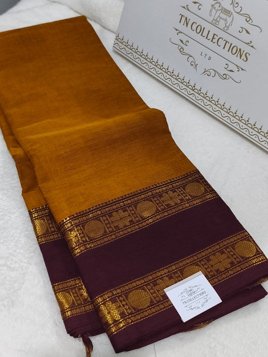 Pure handloom kanchi cotton saree