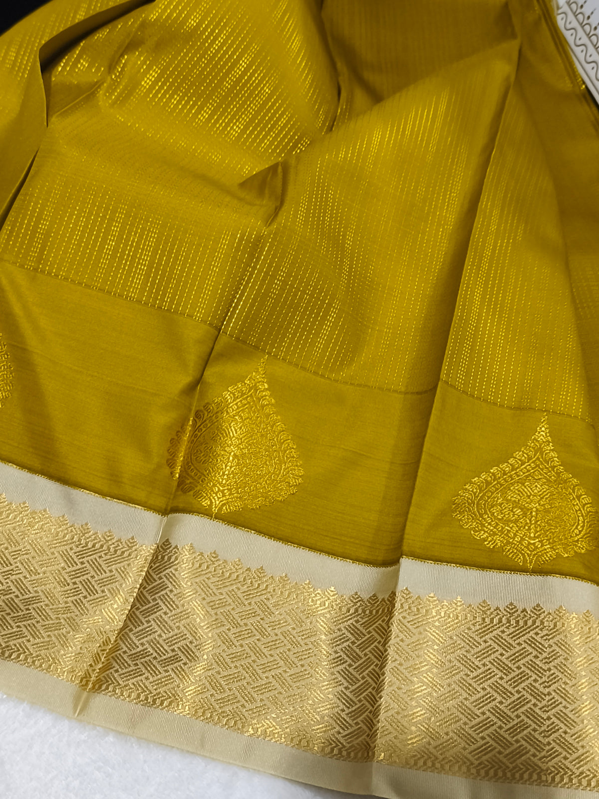 Premium kanchi semi silk saree