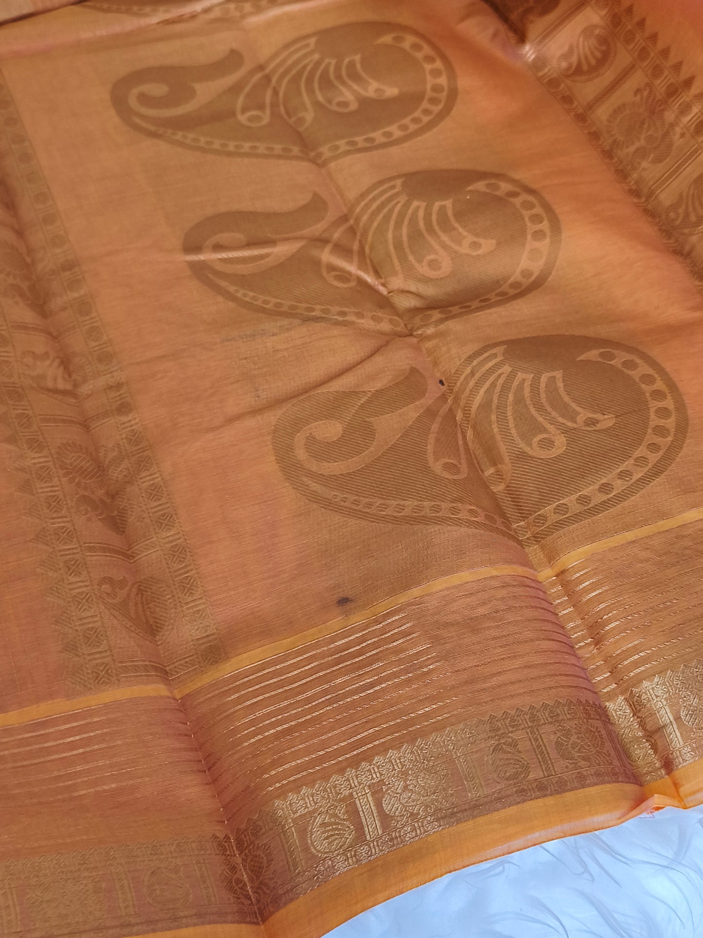 Pure Premium Kanchi cotton saree (120's count)