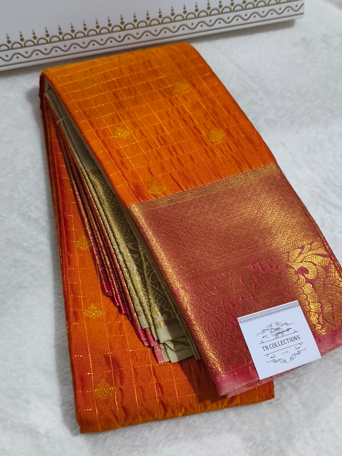 Premium kanchi Checked Semi Silk Saree