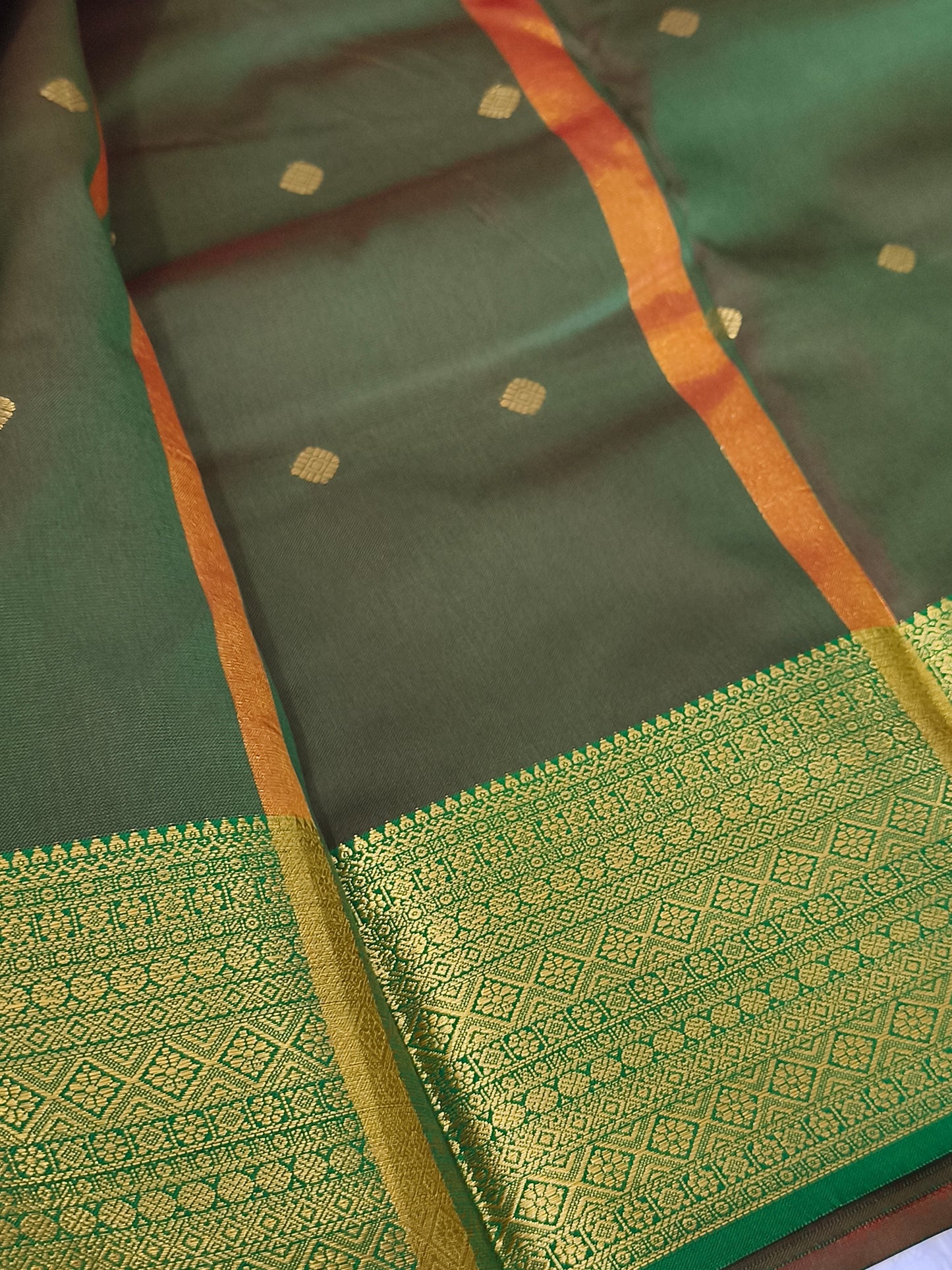 Semi Soft Silk Saree (Bright Red)