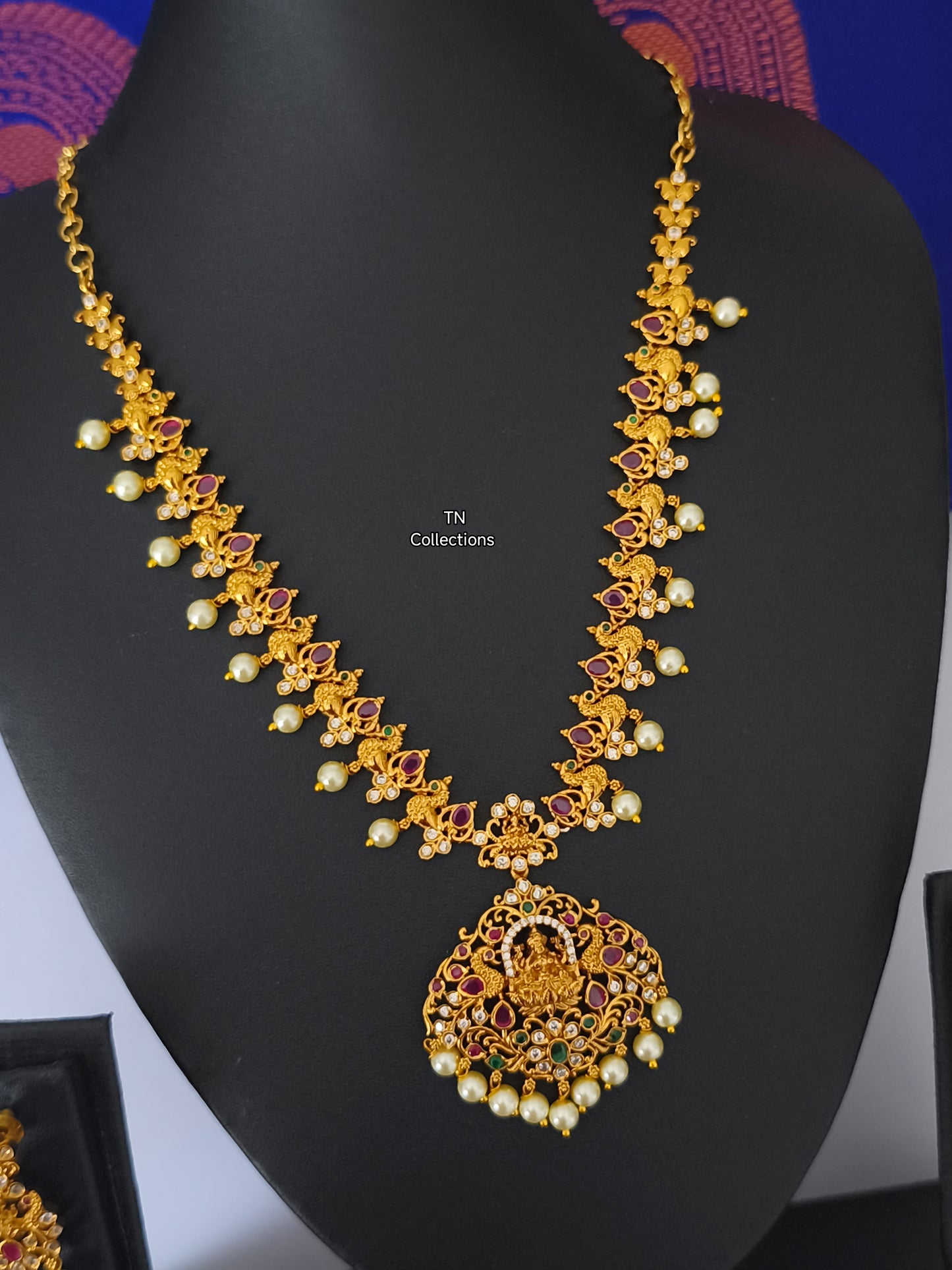 Matte Finish Luxmi Necklace Set
