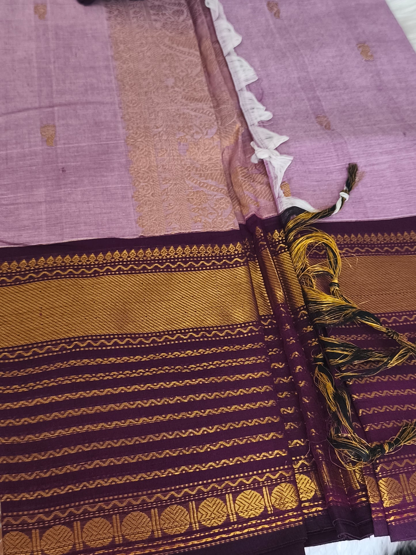 Grand Pure Kanchi Cotton Saree with Rich Pallu