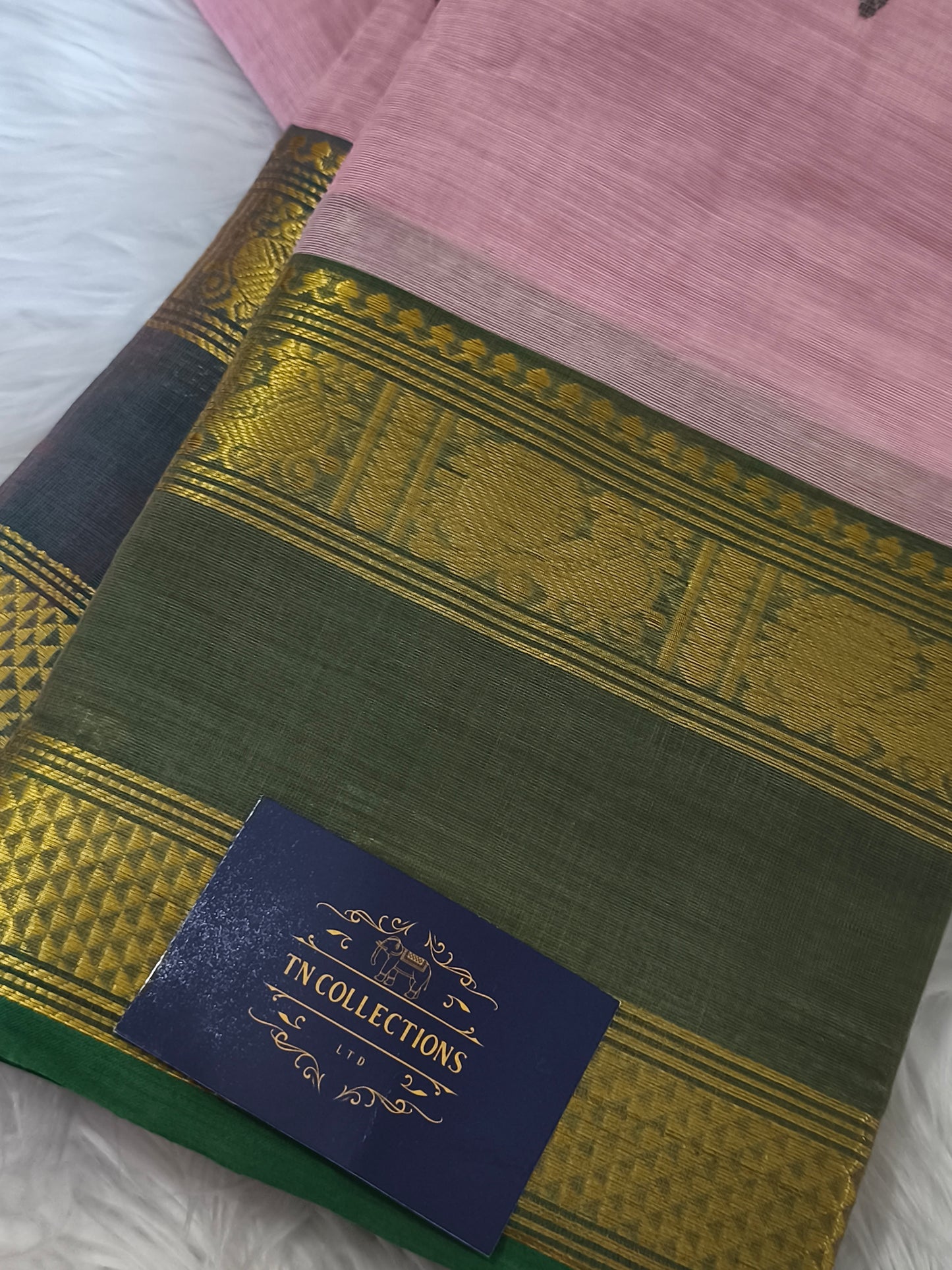 Pure handloom kanchi cotton saree